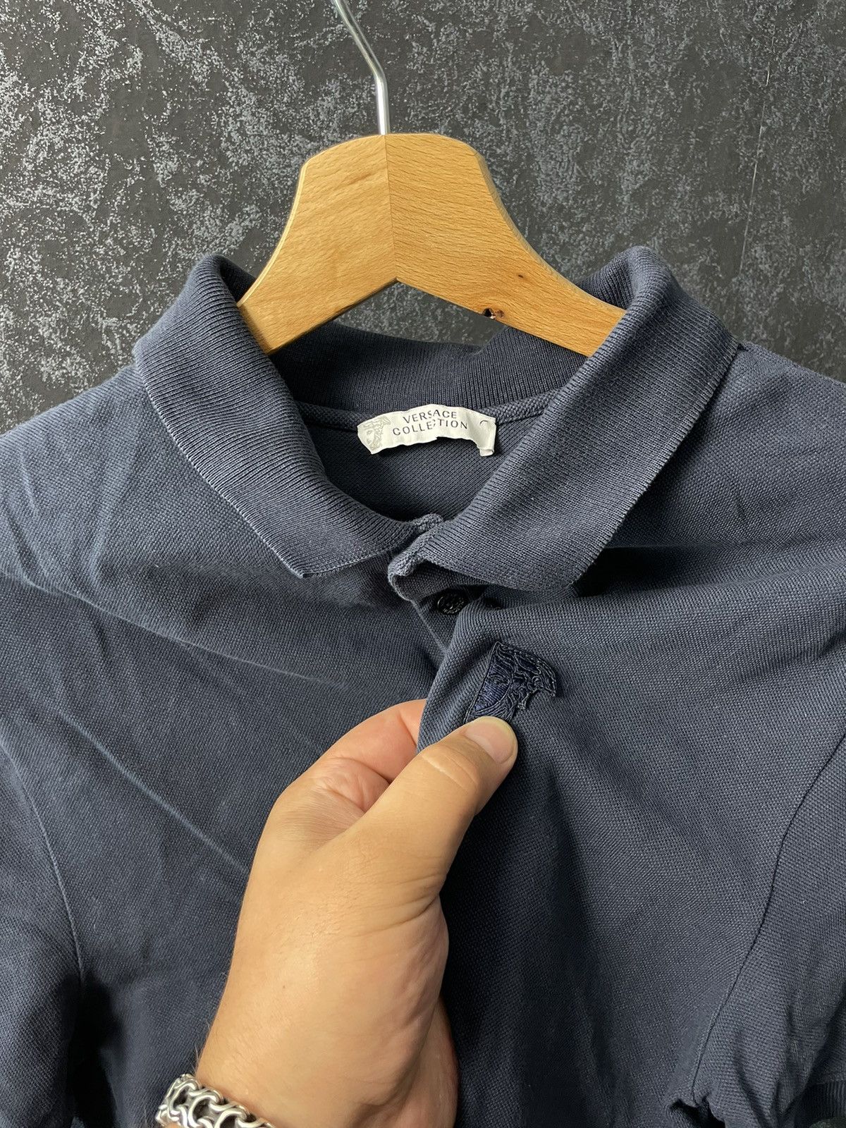 Versace Rare Versace Polo Luxury Shirt Size US XL / EU 56 / 4 - 3 Thumbnail