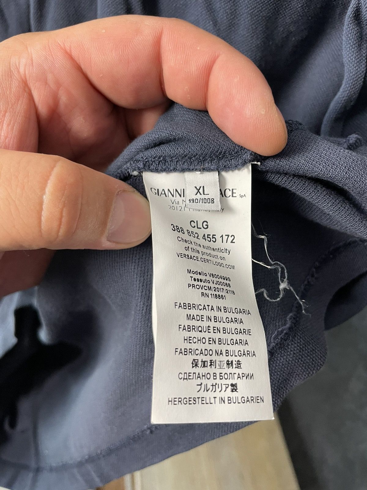 Versace Rare Versace Polo Luxury Shirt Size US XL / EU 56 / 4 - 4 Thumbnail