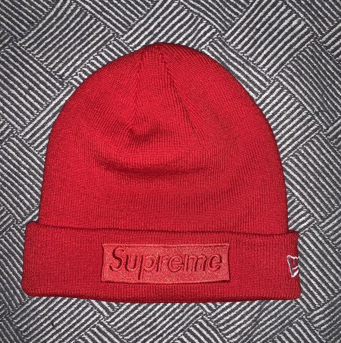 Supreme FW14 Rare Supreme tonal box logo beanie | Grailed