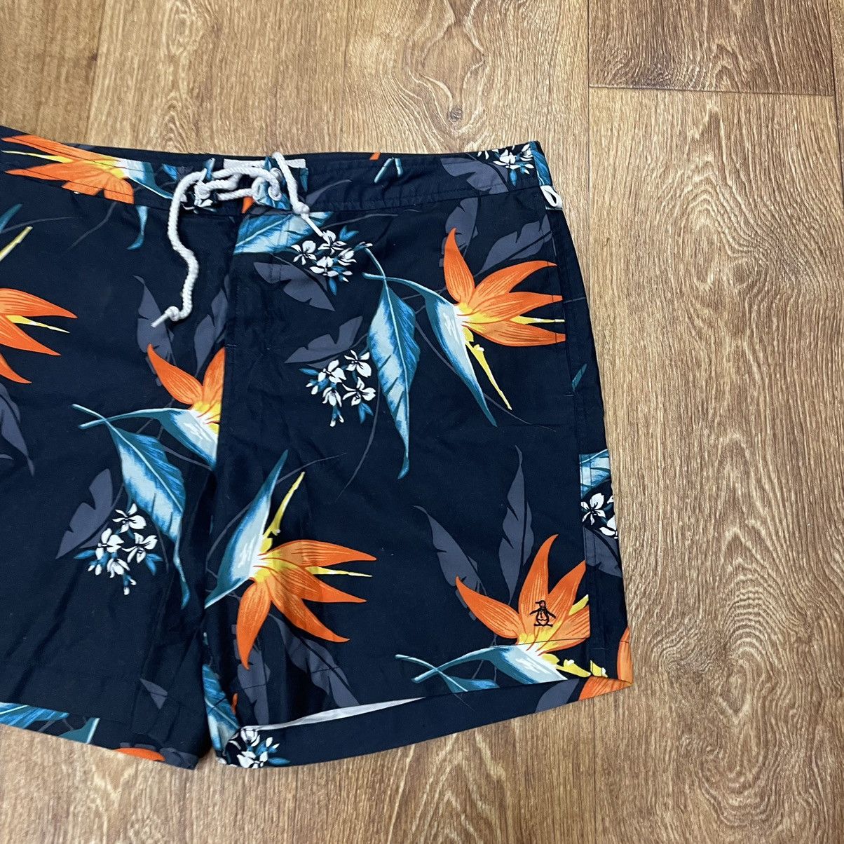 Vintage Vintage 90s All Over Print Shorts Streetwear Rave Boxy 35 Size US 35 - 3 Thumbnail