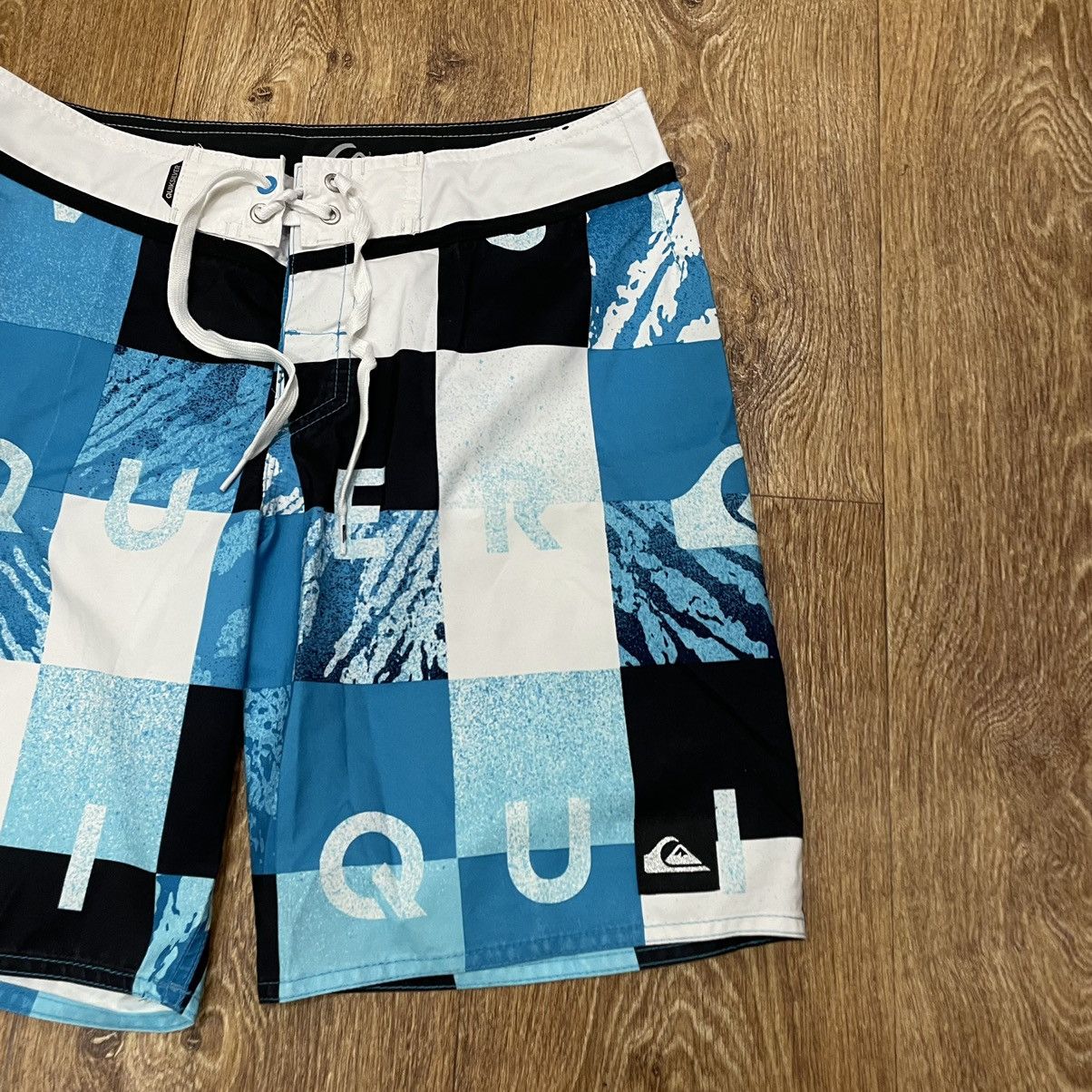 Vintage Vintage 90s Patchwork Baggy Shorts Skate Streetwear Faded 32 Size US 32 / EU 48 - 2 Thumbnail