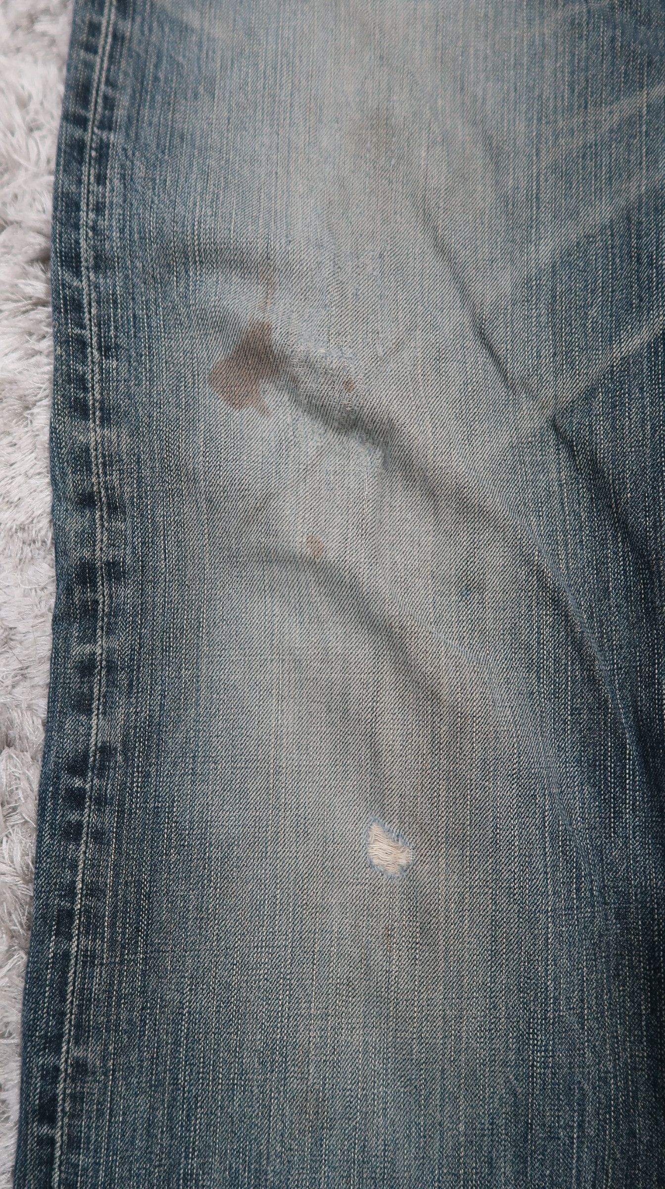 Edwin Vintage Edwin 505z Selvedge Distressed Jeans Size US 32 / EU 48 - 16 Thumbnail