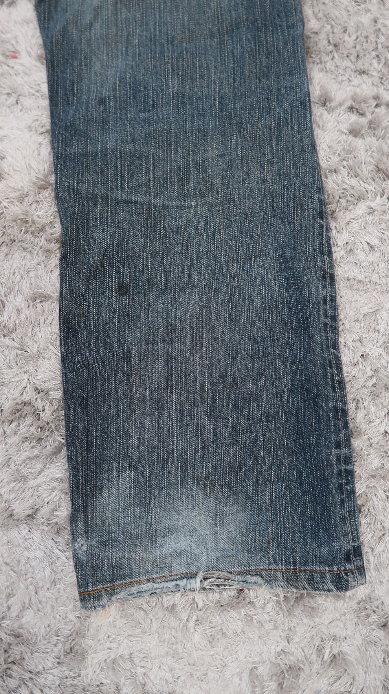 Edwin Vintage Edwin 505z Selvedge Distressed Jeans Size US 32 / EU 48 - 13 Thumbnail