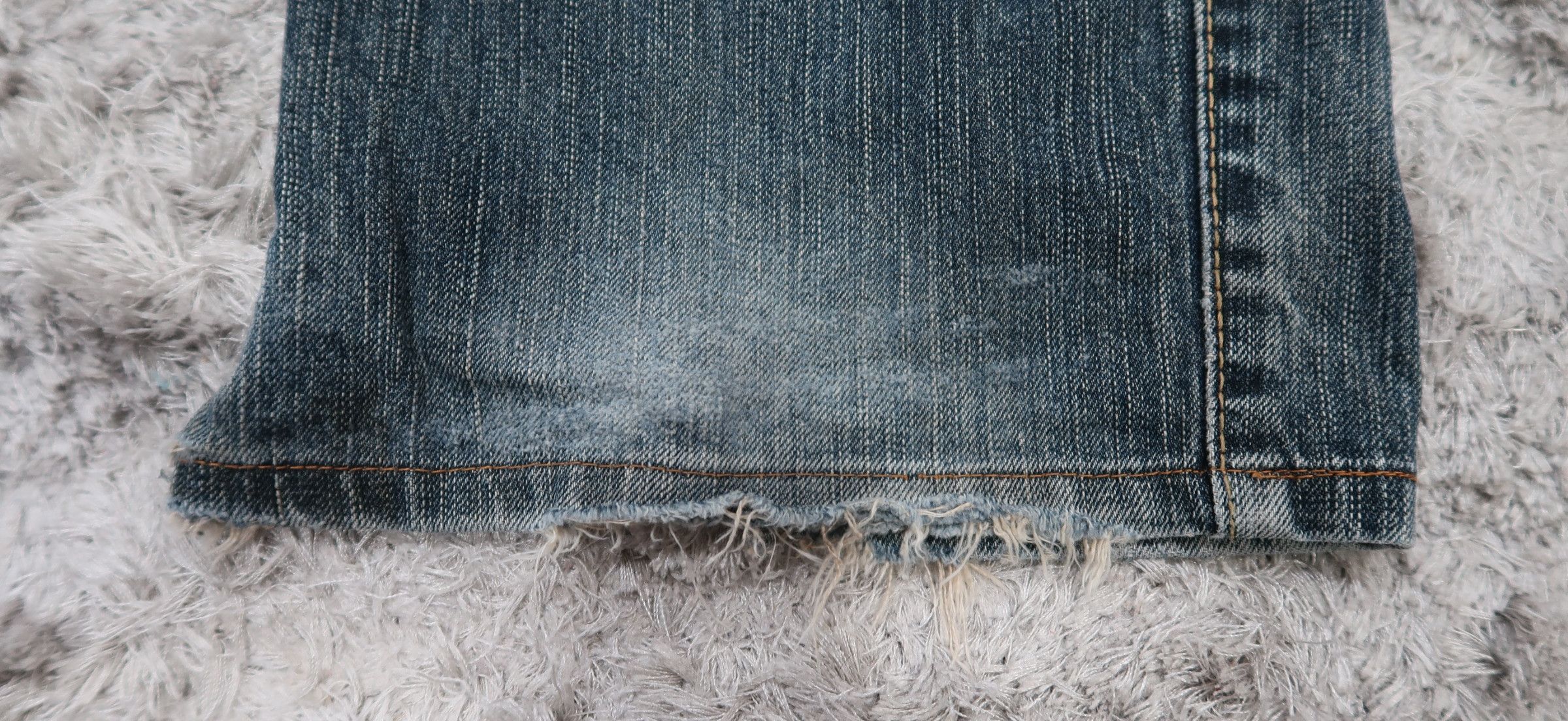 Edwin Vintage Edwin 505z Selvedge Distressed Jeans Size US 32 / EU 48 - 19 Thumbnail