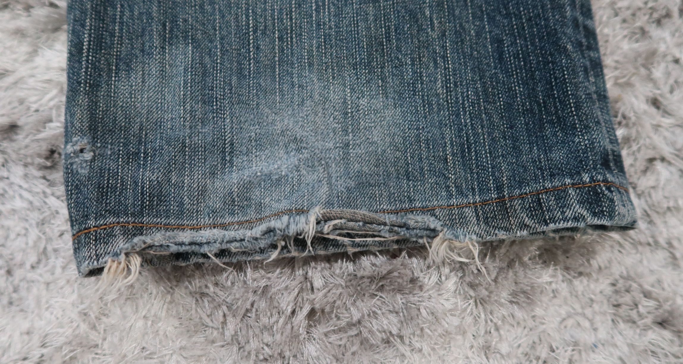 Edwin Vintage Edwin 505z Selvedge Distressed Jeans Size US 32 / EU 48 - 20 Thumbnail