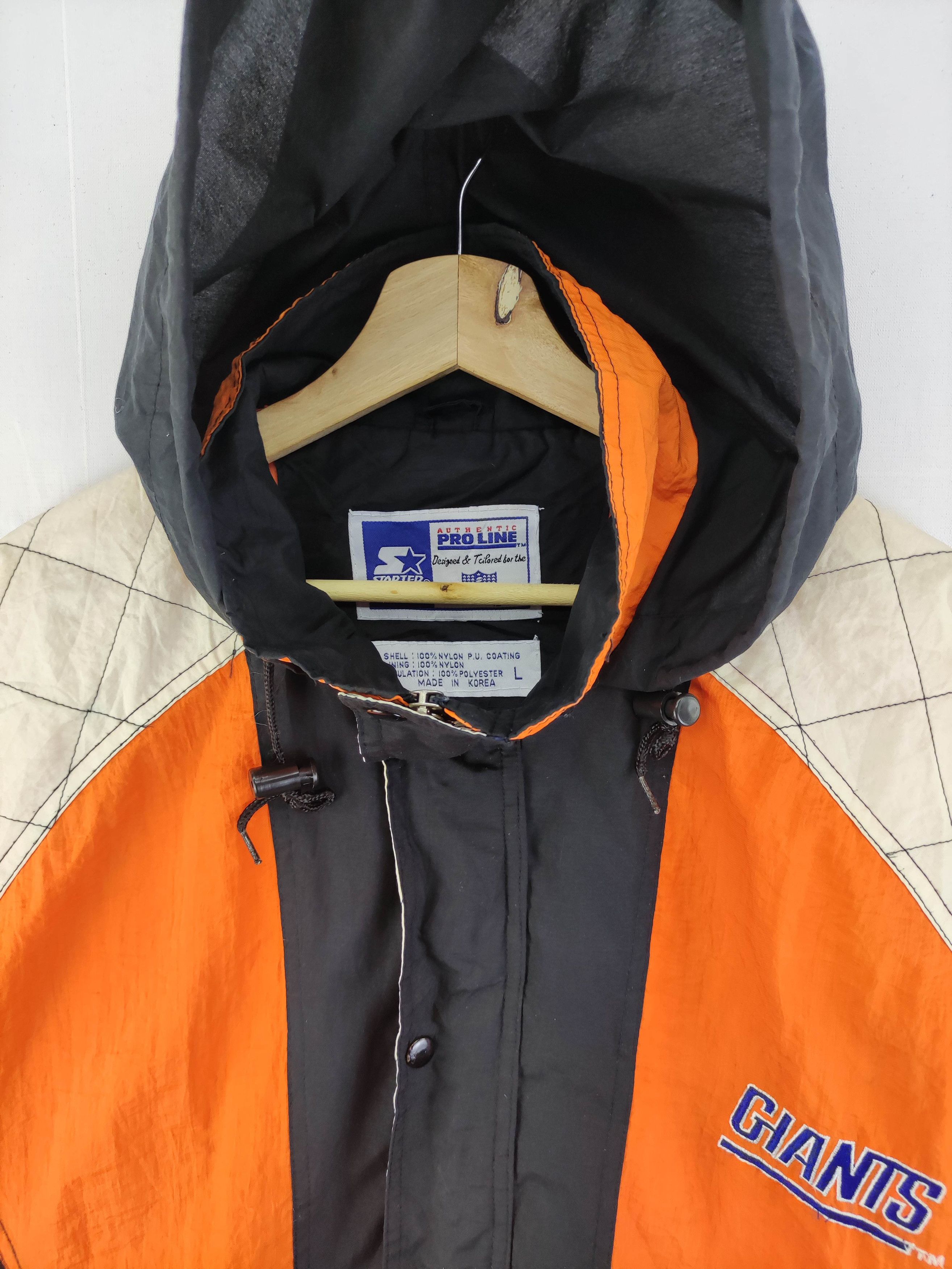 Starter Vintage Starter Giants Jacket Hoodie Zipper Big Logo Size US XL / EU 56 / 4 - 3 Thumbnail