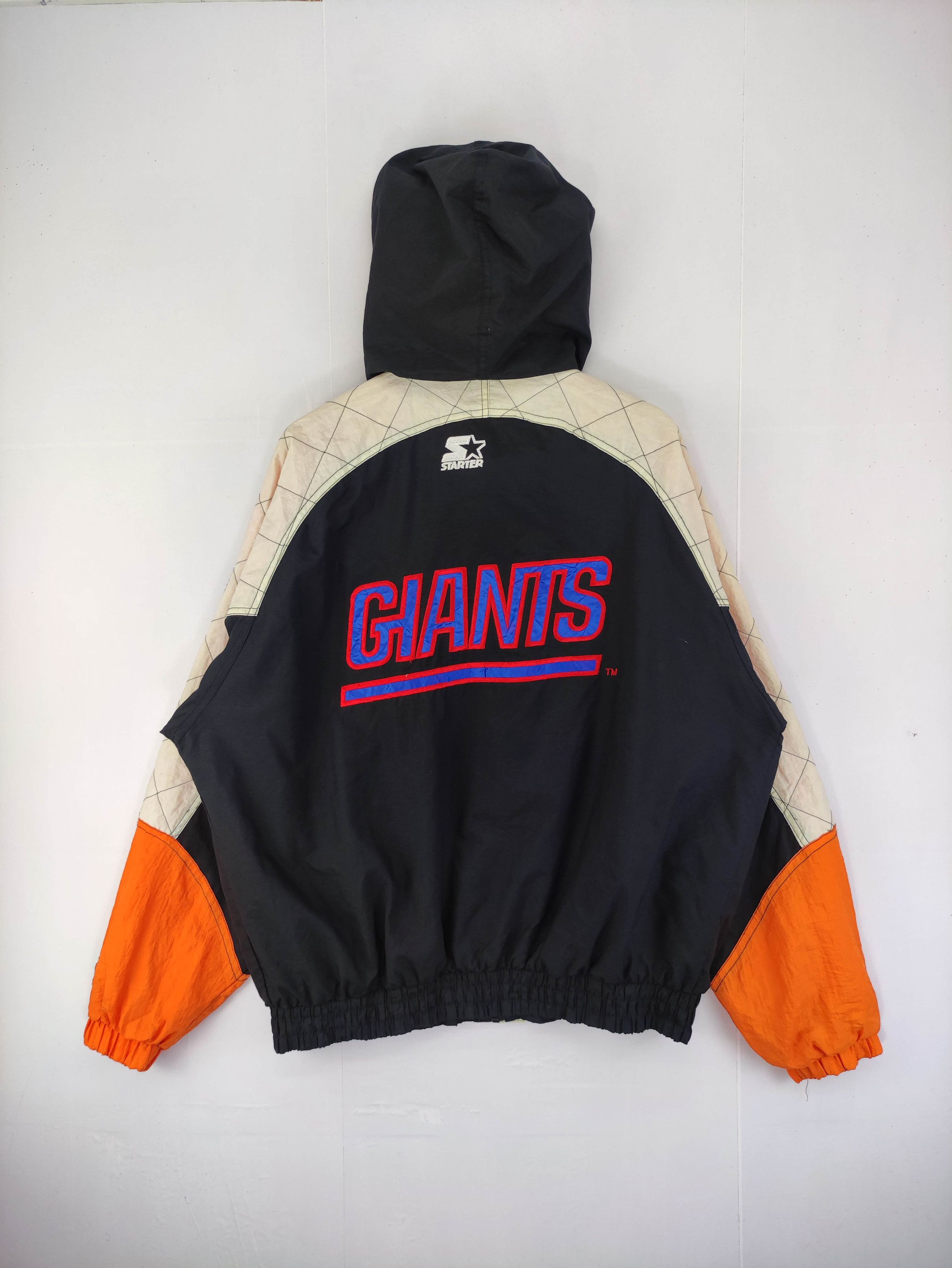 Starter Vintage Starter Giants Jacket Hoodie Zipper Big Logo Size US XL / EU 56 / 4 - 14 Thumbnail
