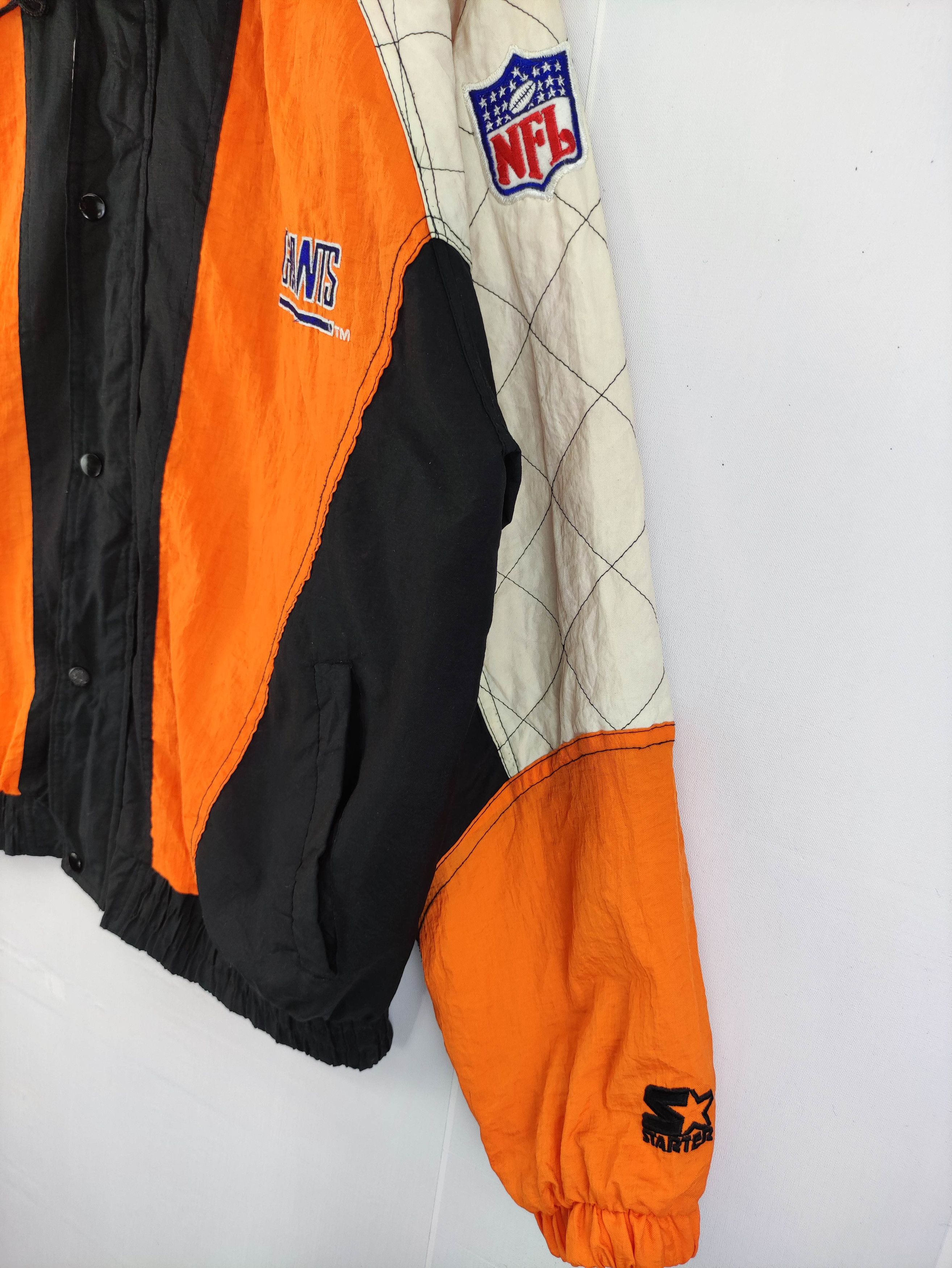 Starter Vintage Starter Giants Jacket Hoodie Zipper Big Logo Size US XL / EU 56 / 4 - 2 Thumbnail