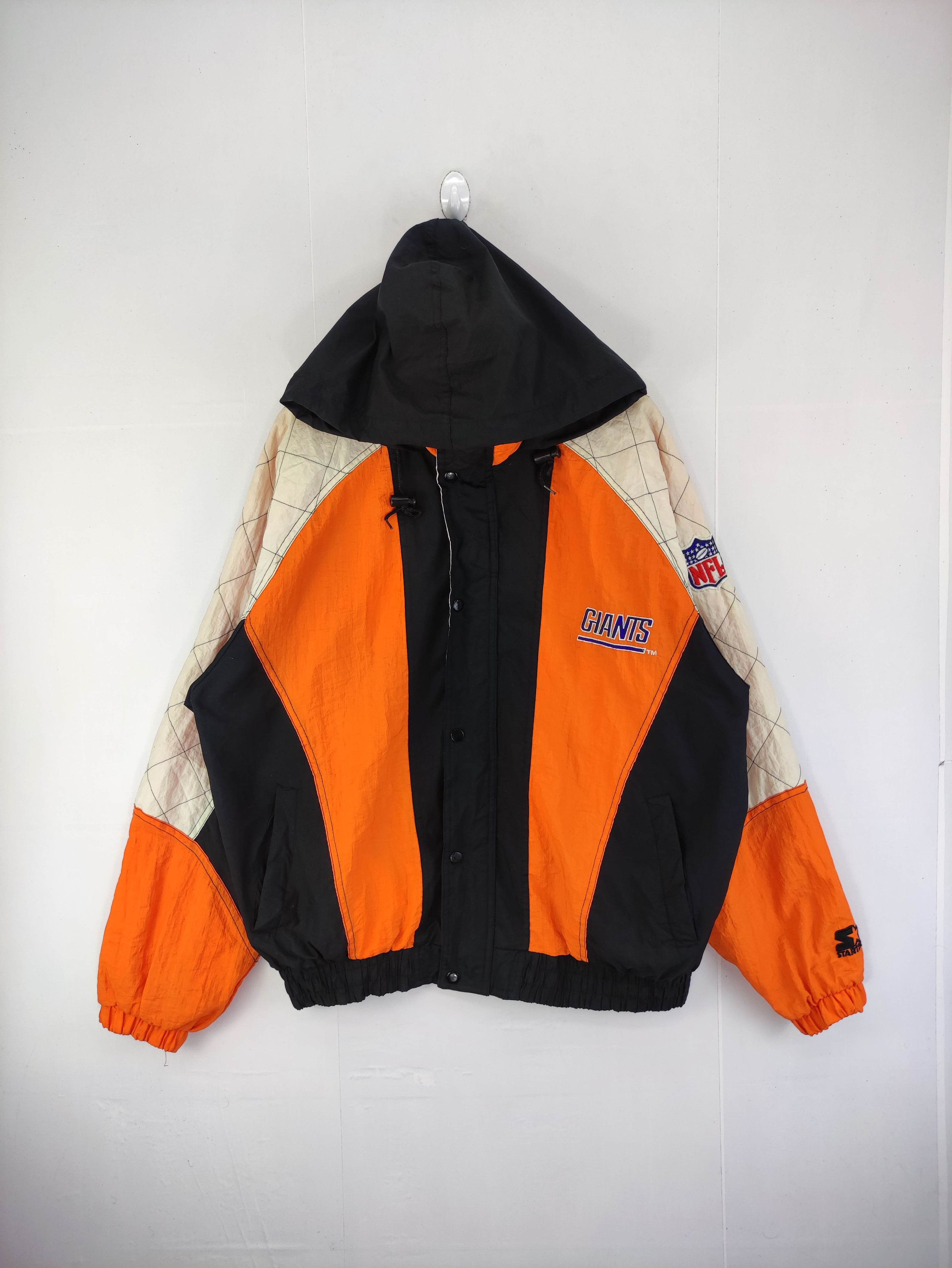 Starter Vintage Starter Giants Jacket Hoodie Zipper Big Logo Size US XL / EU 56 / 4 - 1 Thumbnail