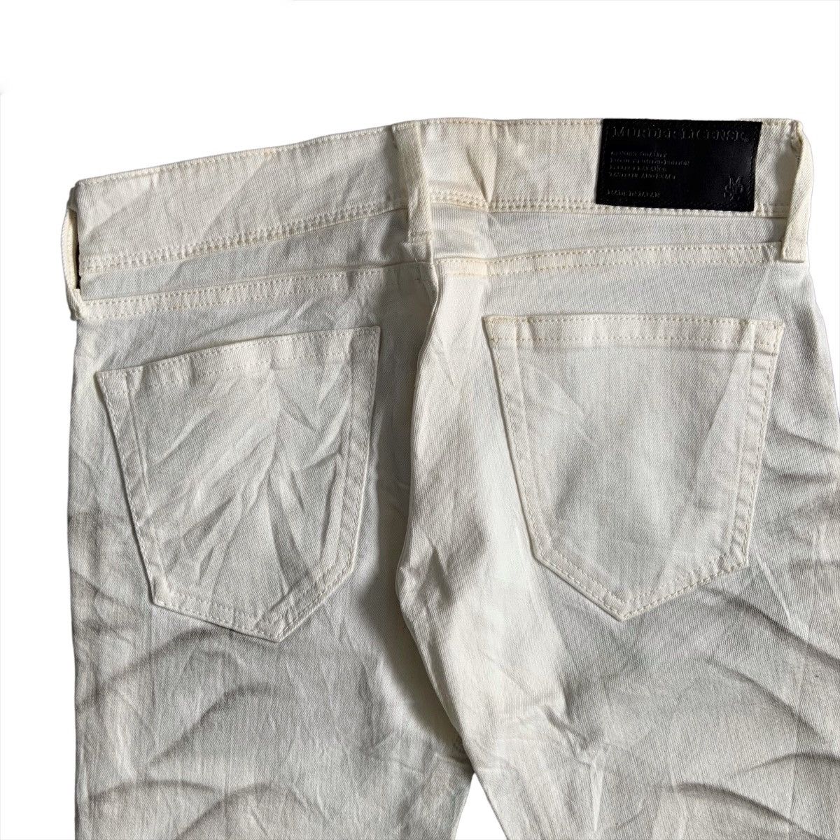 20471120 × Beauty Beast × Japanese Brand Japanese Murder License Distressed Denim Jeans Size US 29 - 4 Thumbnail