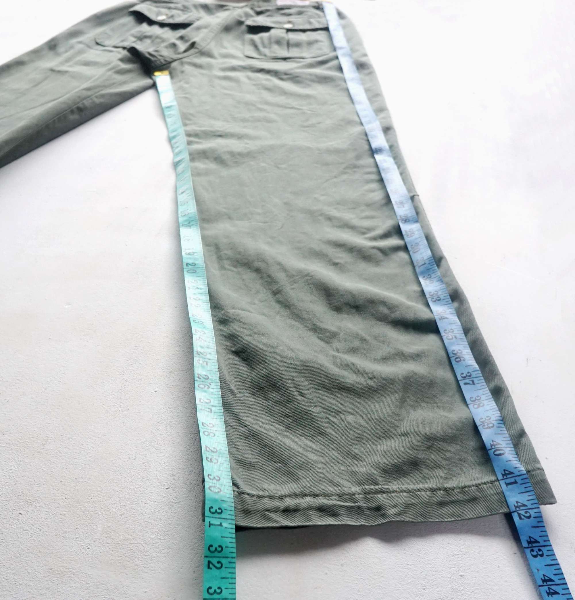Japanese Brand × Vintage RUE DE FRANCE Multi-Pockets High Waist Pants Size 24" / US 00 / IT 34 - 15 Thumbnail