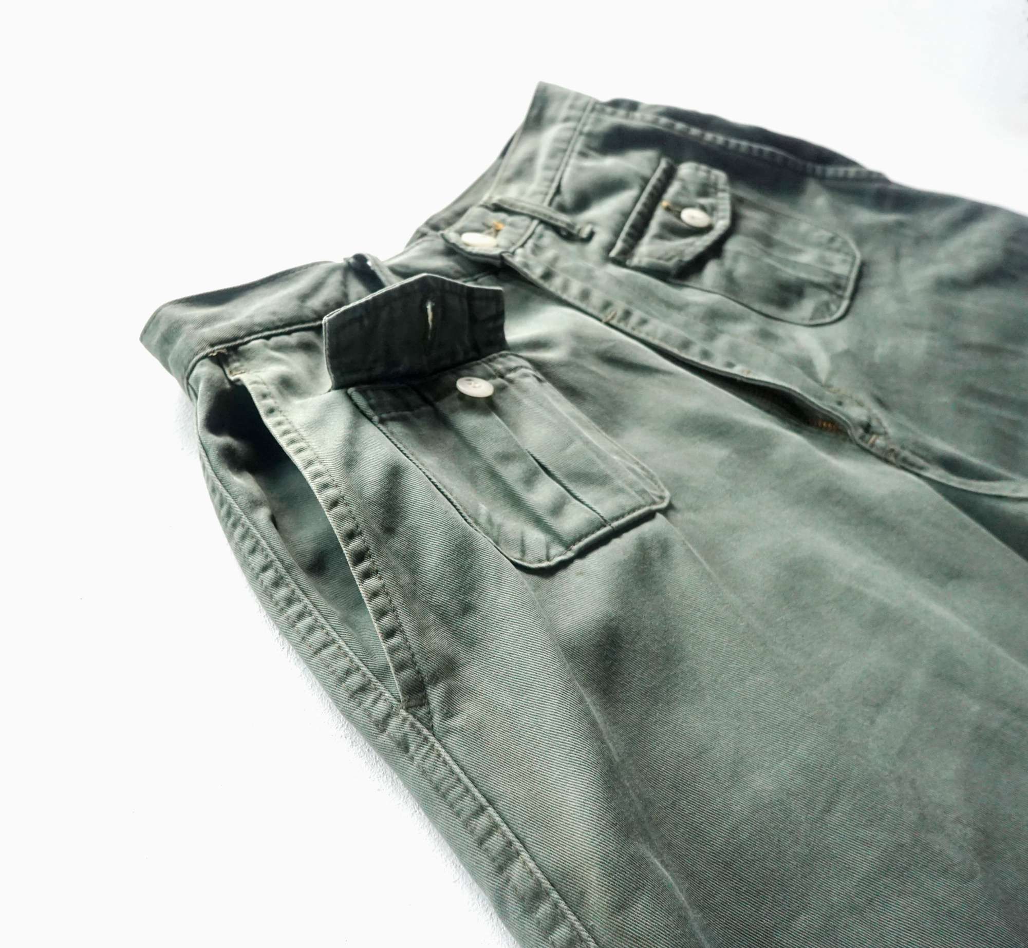Japanese Brand × Vintage RUE DE FRANCE Multi-Pockets High Waist Pants Size 24" / US 00 / IT 34 - 6 Thumbnail