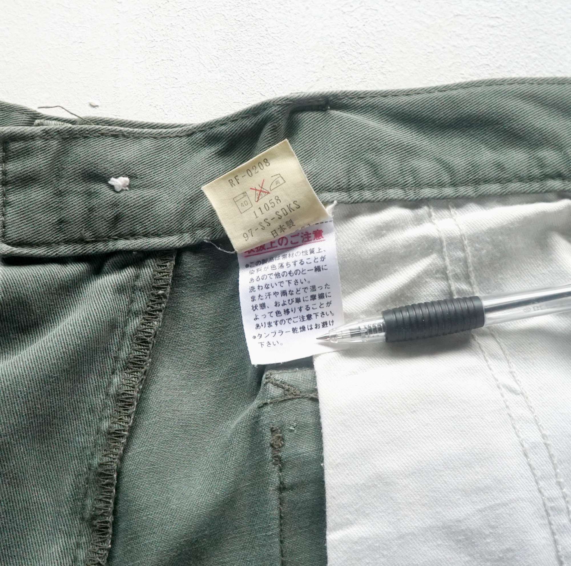Japanese Brand × Vintage RUE DE FRANCE Multi-Pockets High Waist Pants Size 24" / US 00 / IT 34 - 11 Thumbnail