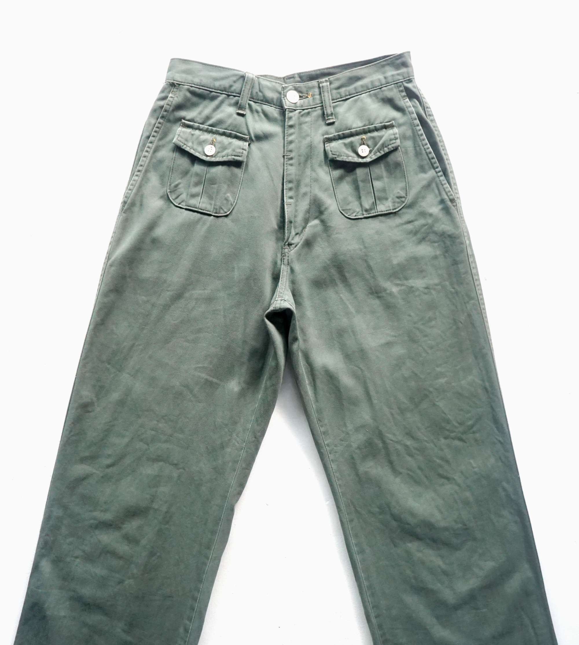 Japanese Brand × Vintage RUE DE FRANCE Multi-Pockets High Waist Pants Size 24" / US 00 / IT 34 - 5 Thumbnail