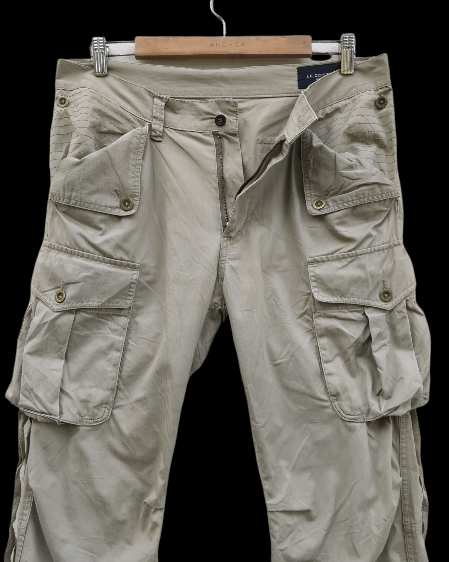 Japanese Brand Vtg Japan Brand LE COSTUME BOYCOTT Bondage Parachute Cargo Size US 33 - 5 Thumbnail