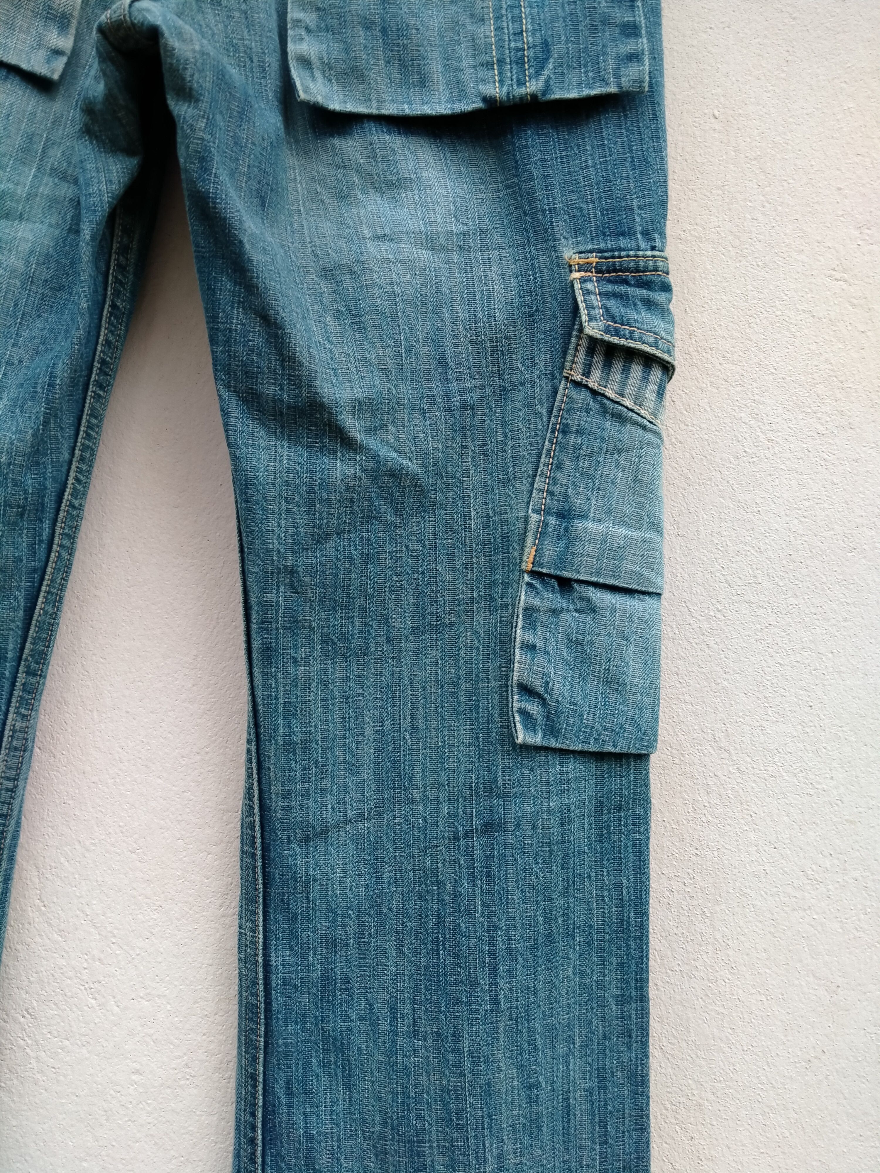 Vintage Medical Branch Dept Cargo Denim Waldes Zip