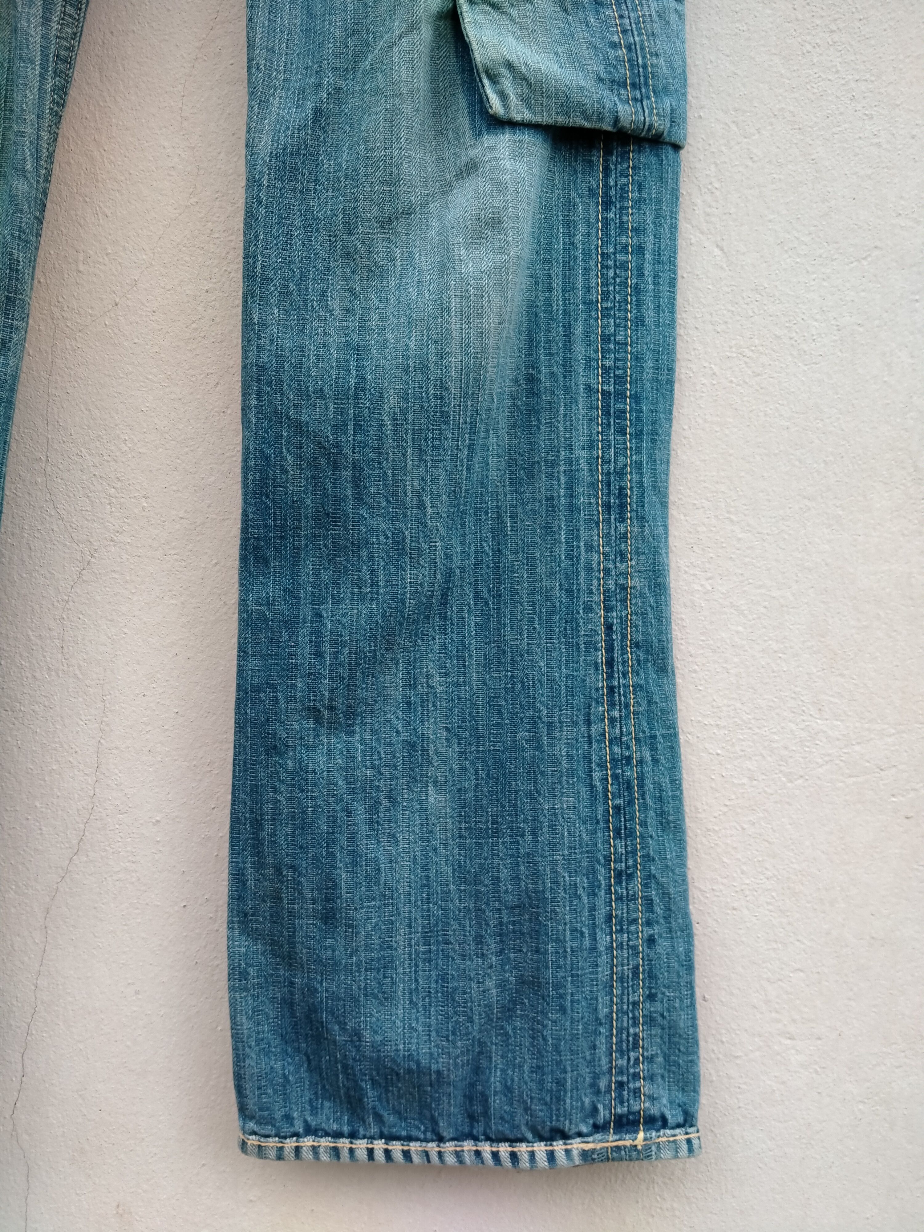 Vintage Medical Branch Dept Cargo Denim Waldes Zip