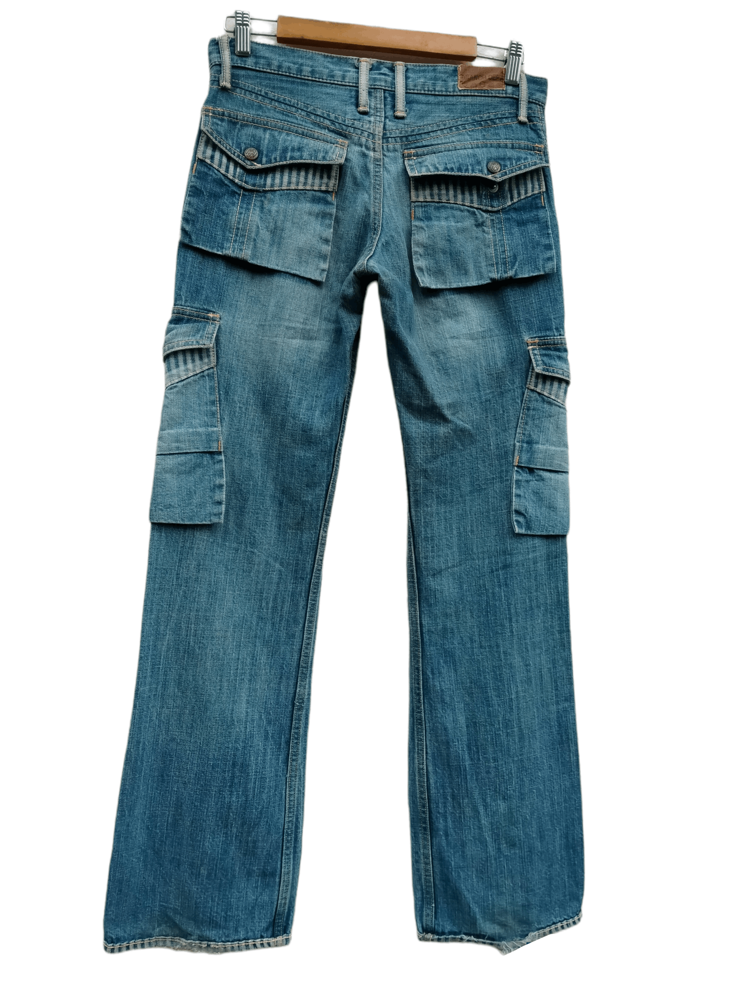 Vintage Medical Branch Dept Cargo Denim Waldes Zip