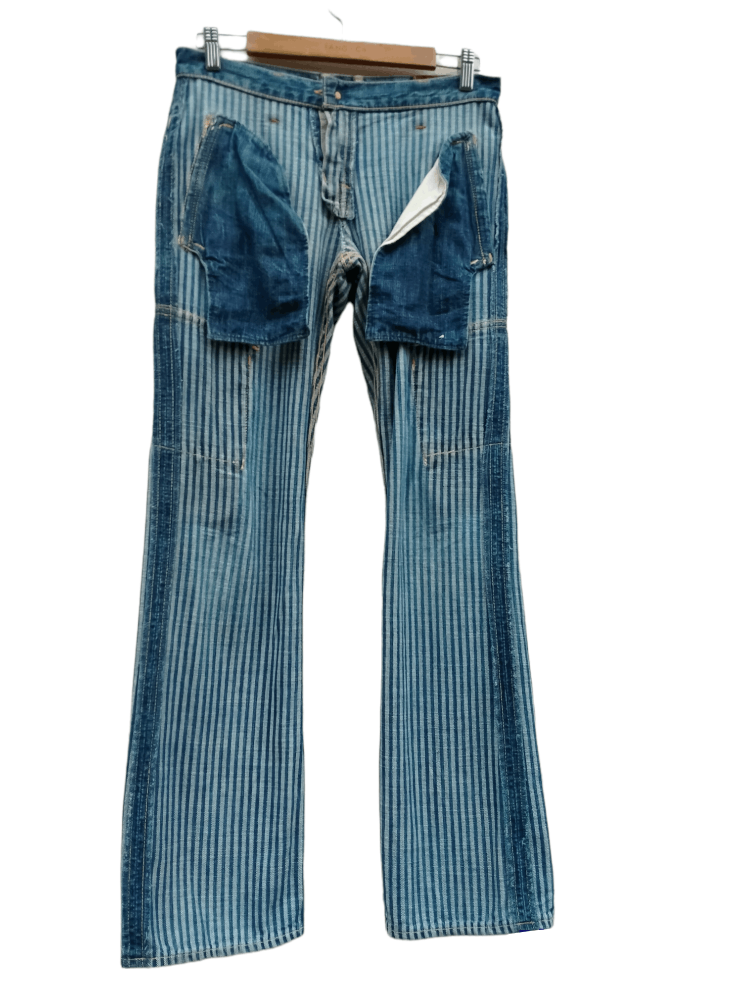 Vintage Medical Branch Dept Cargo Denim Waldes Zip