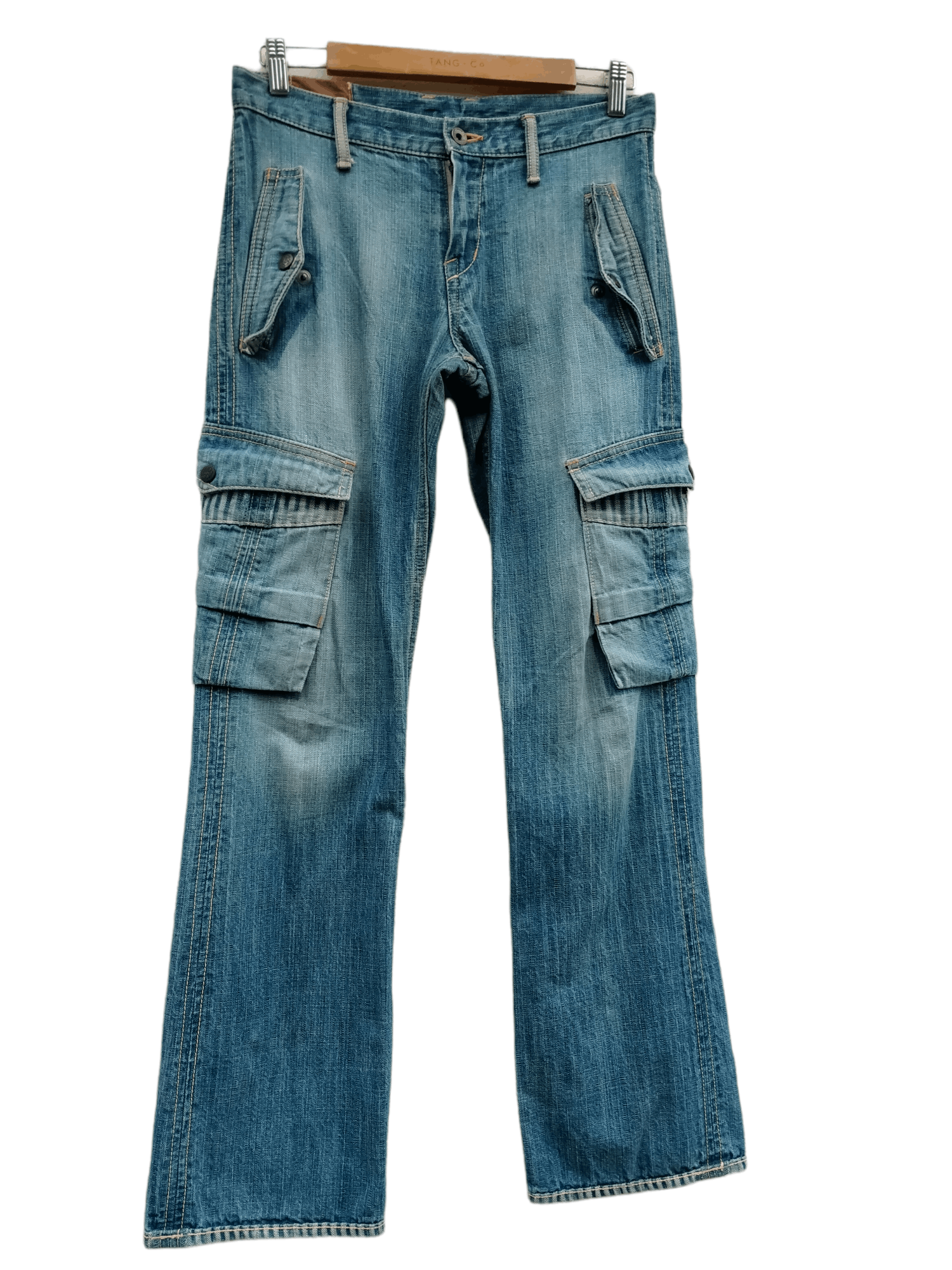Devilock Vintage Devilock Japan Fade Striped Denim Pant | Grailed 
