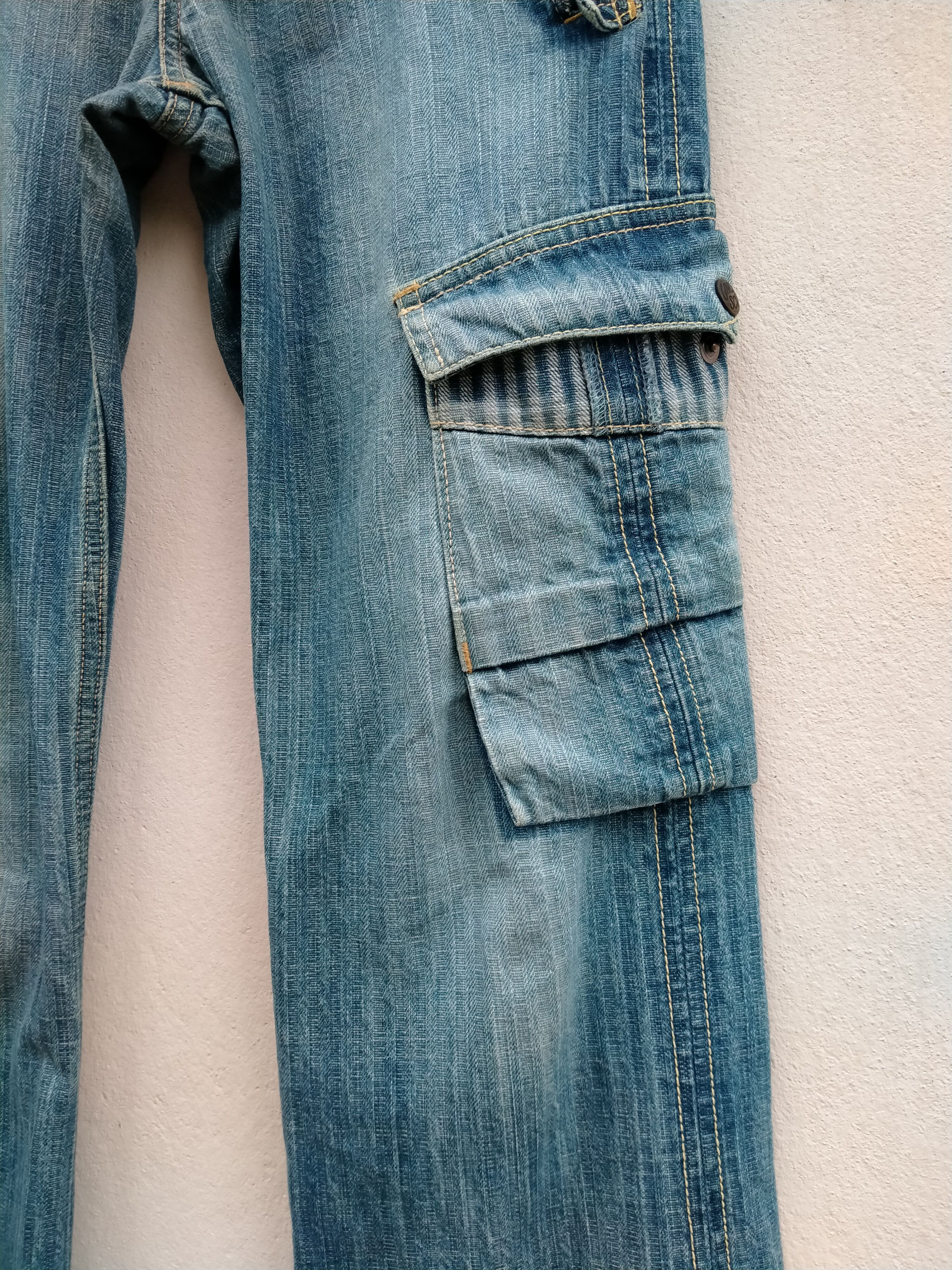 Vintage Medical Branch Dept Cargo Denim Waldes Zip