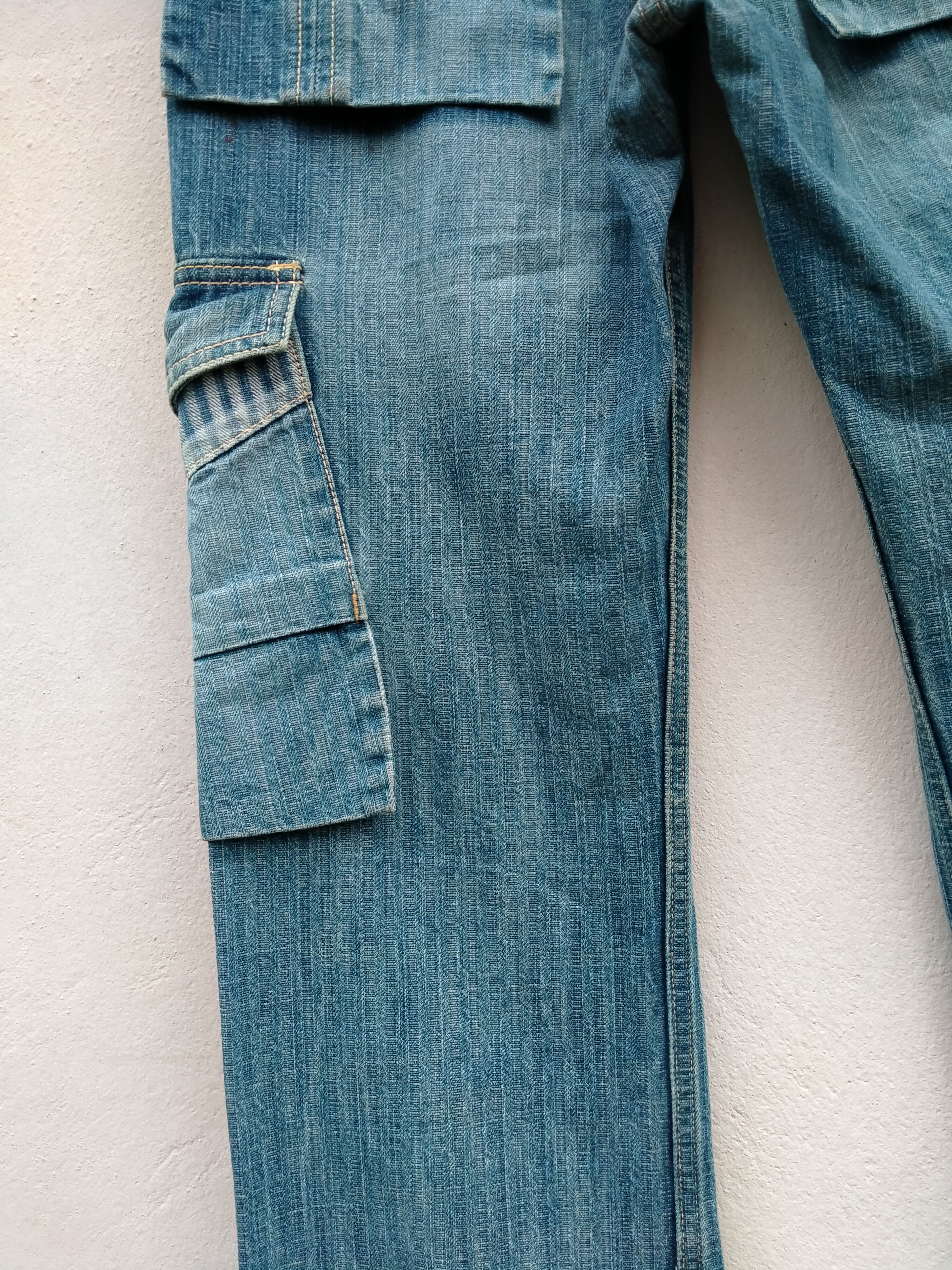 Vintage Medical Branch Dept Cargo Denim Waldes Zip