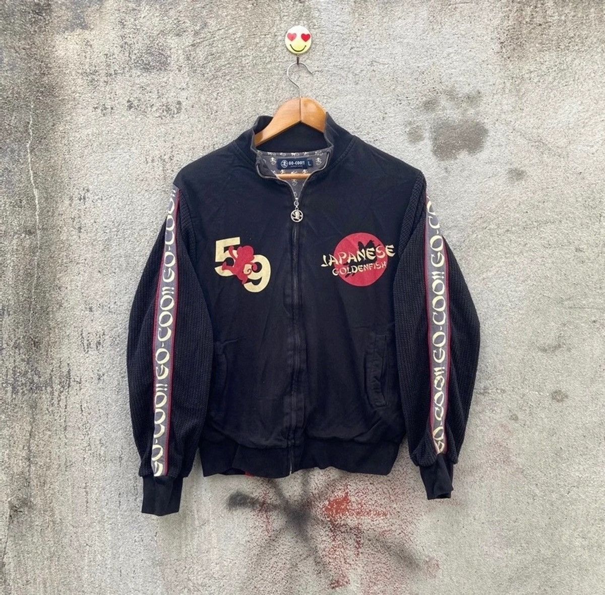 Japanese Brand Sukajan Japanese traditional goldenfish sweater koi Size US M / EU 48-50 / 2 - 2 Thumbnail