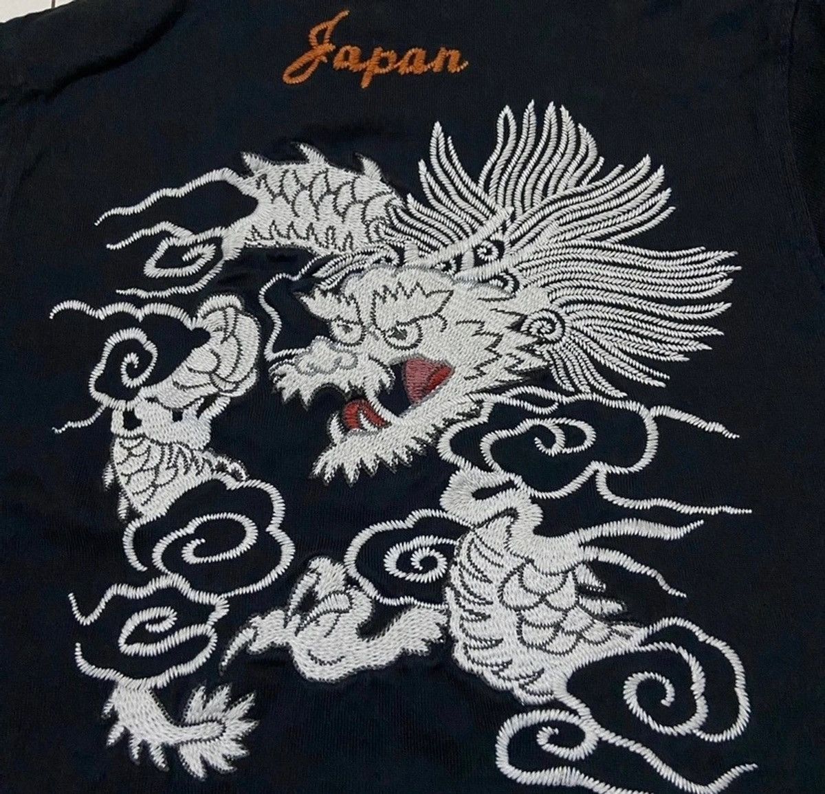 Japanese Brand Vintage sukajan dragon by karakuri generation sweater zipper Size US S / EU 44-46 / 1 - 3 Thumbnail