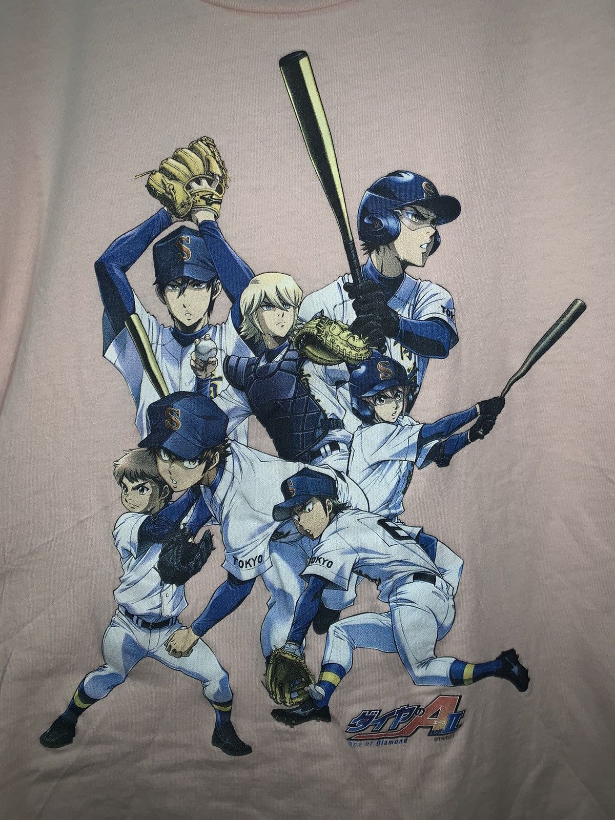 Cartoon Network × Nickelodeon × Vintage Vintage ACE OF DIAMOND ANIME T-shirt(BASEBALL) Size US M / EU 48-50 / 2 - 3 Thumbnail