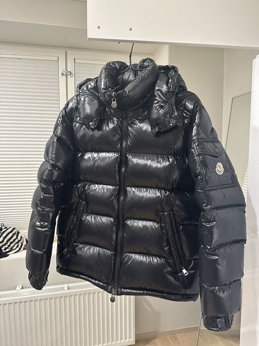 Moncler Maya Short Down Jacket Black Men's - US