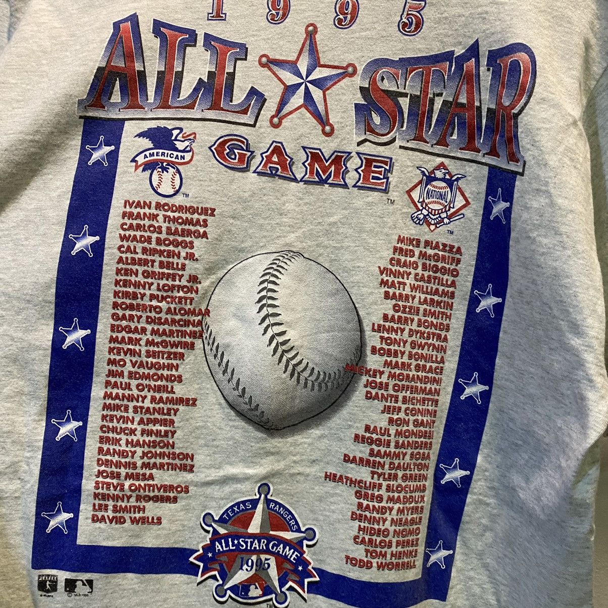 MLB × Salem Sportswear × Vintage VINTAGE 95’s‼️MLB All Star Game 1995 By Salem Sportswear Tee Size US M / EU 48-50 / 2 - 4 Thumbnail