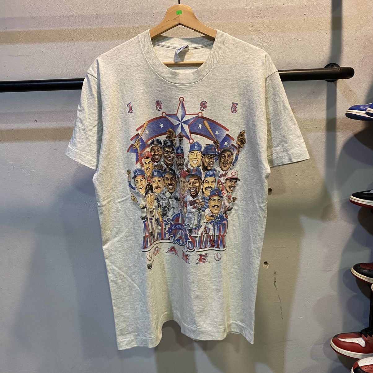MLB × Salem Sportswear × Vintage VINTAGE 95’s‼️MLB All Star Game 1995 By Salem Sportswear Tee Size US M / EU 48-50 / 2 - 1 Thumbnail