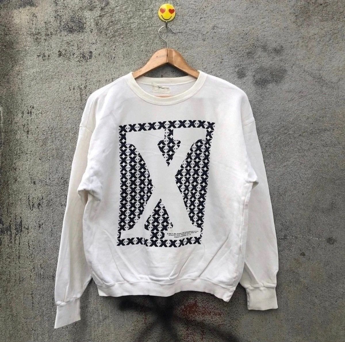 Malcolm McLaren × Vintage Vintage 90s malcolm X sweatshirt pullover Size US M / EU 48-50 / 2 - 1 Thumbnail