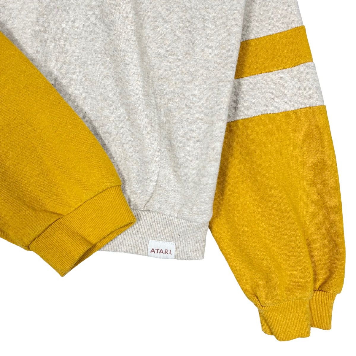 Atari Japanese Game Company Big Logo Striped Sweatshirt