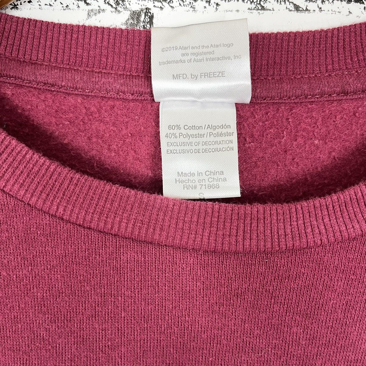 Atari Japanese Game Company Big Logo Striped Sweatshirt