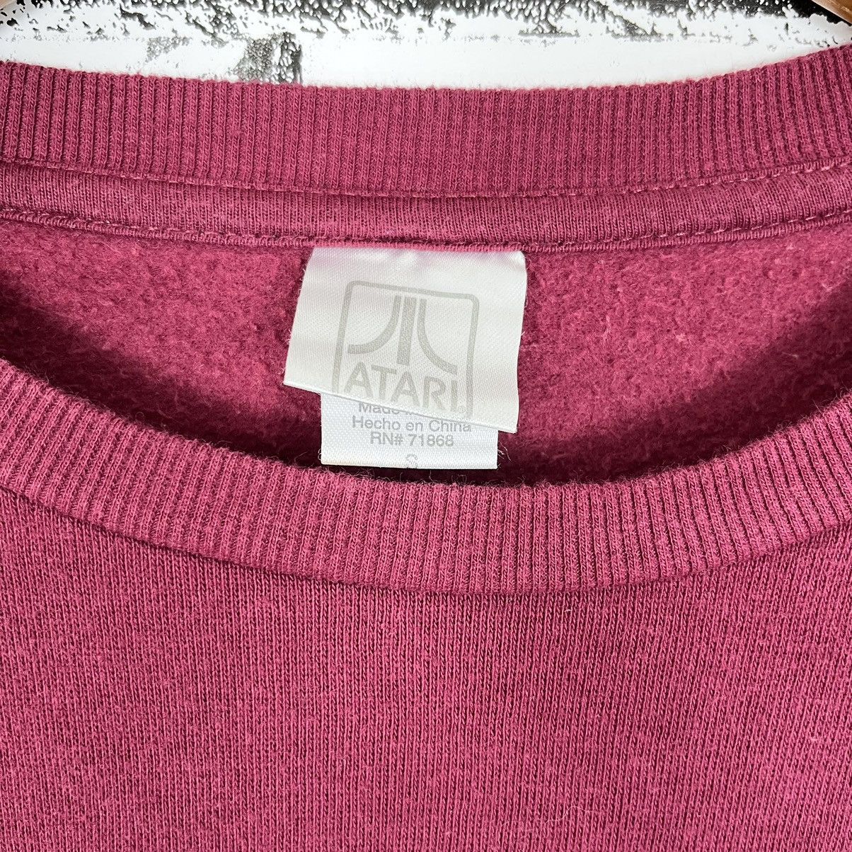 Atari Japanese Game Company Big Logo Striped Sweatshirt
