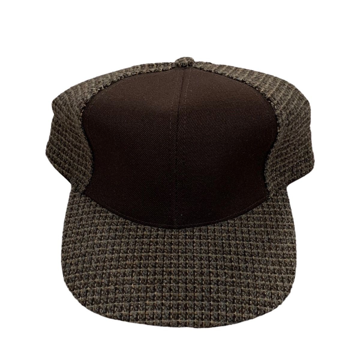 Casquette Strapback Vintage Années 90 - Laine Et Cuir - Design By Gee Cee Company - Neuve Sans étiquette