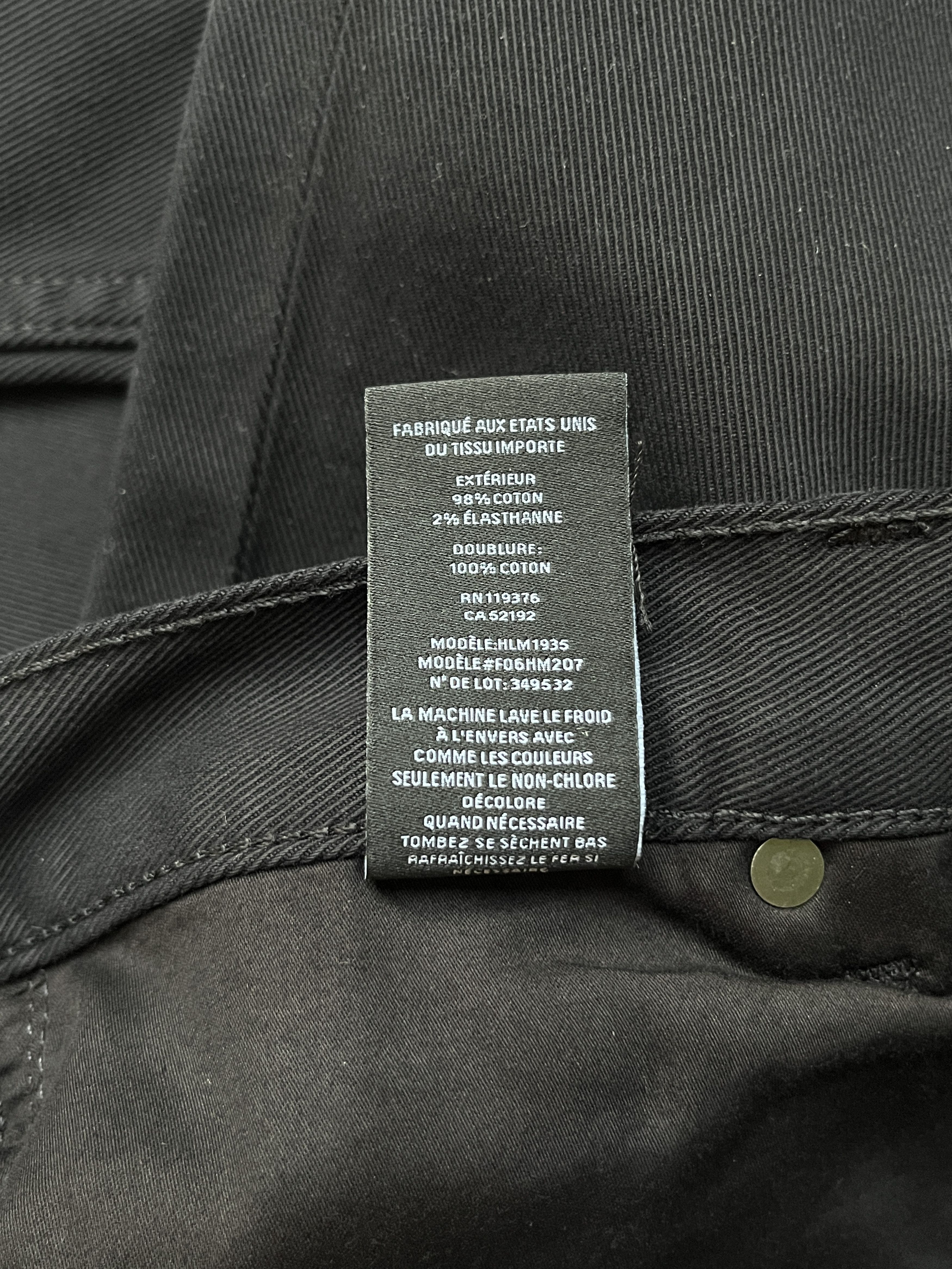 Helmut Lang ⚡️QUICK SALE⚡️Helmut Lang Black Jeans Denim Size US 28 / EU 44 - 5 Thumbnail