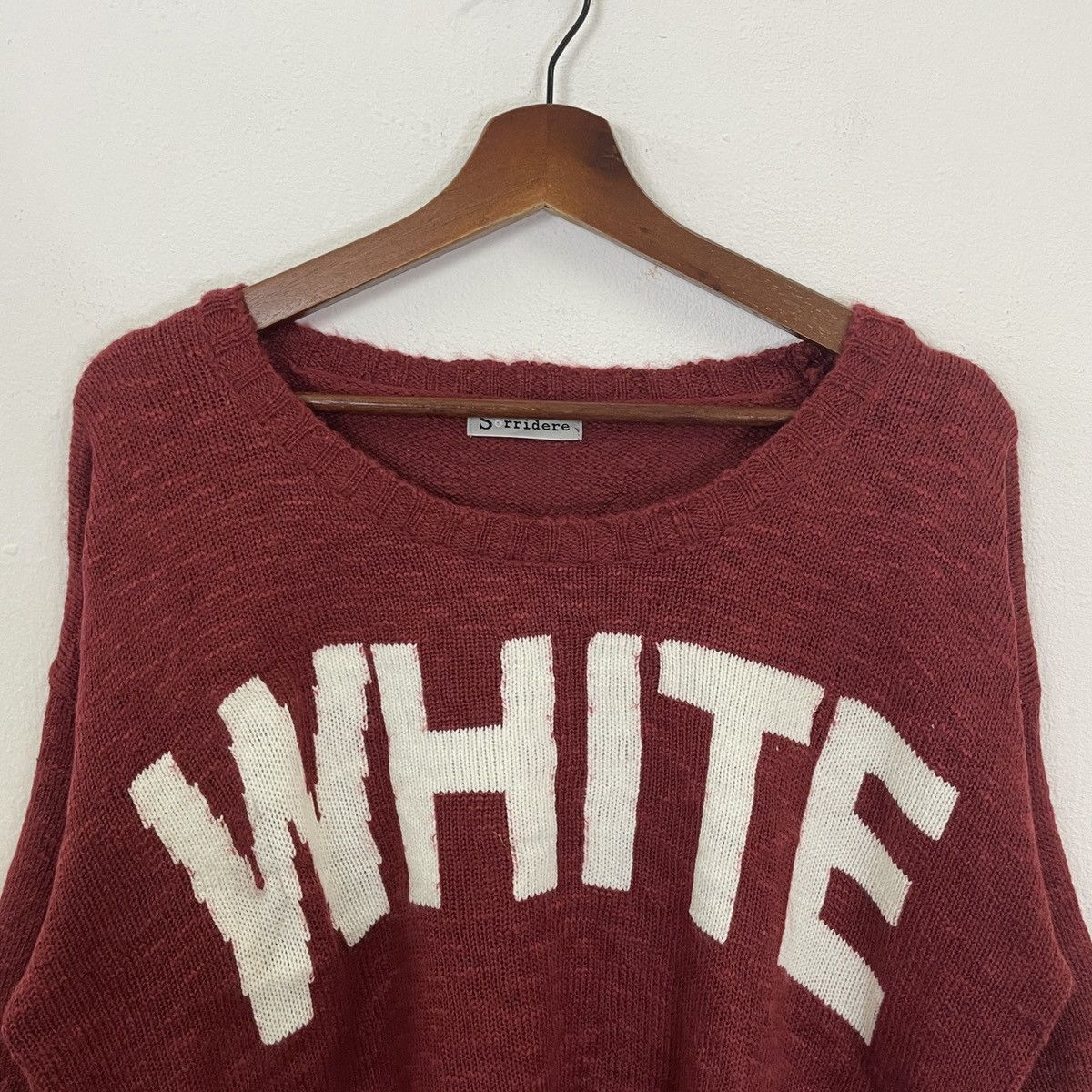 Aran Isles Knitwear Vintage Sorridere White Crewneck Jumper Knitwear Size US L / EU 52-54 / 3 - 4 Thumbnail