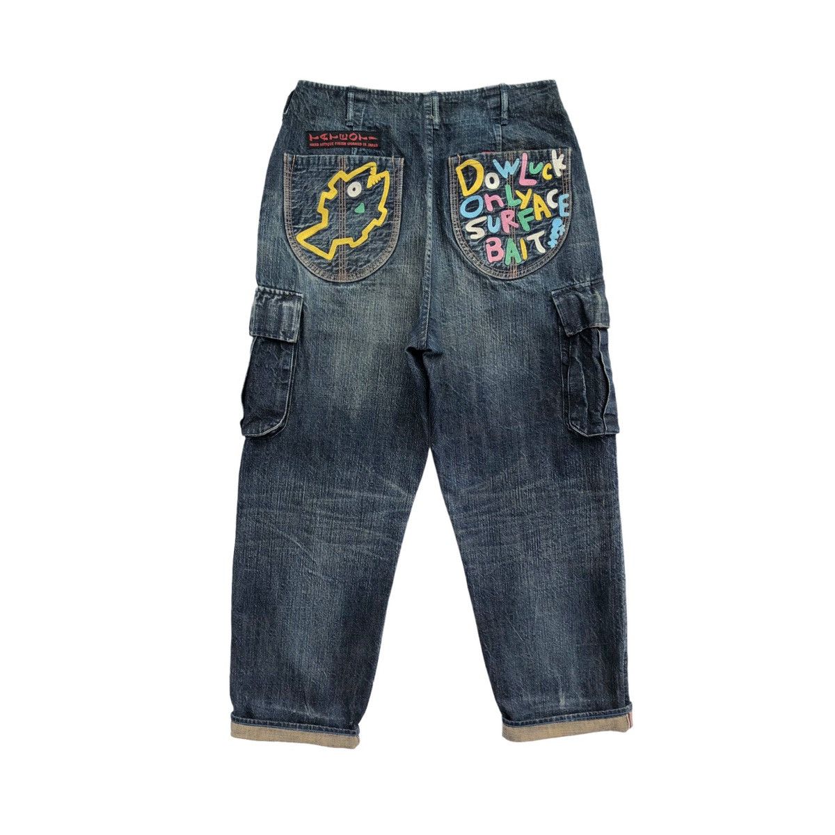 Evisu Evisu yamane Selvedge Dowluck Design Cargo Denim Pant Size US 33 - 5 Thumbnail