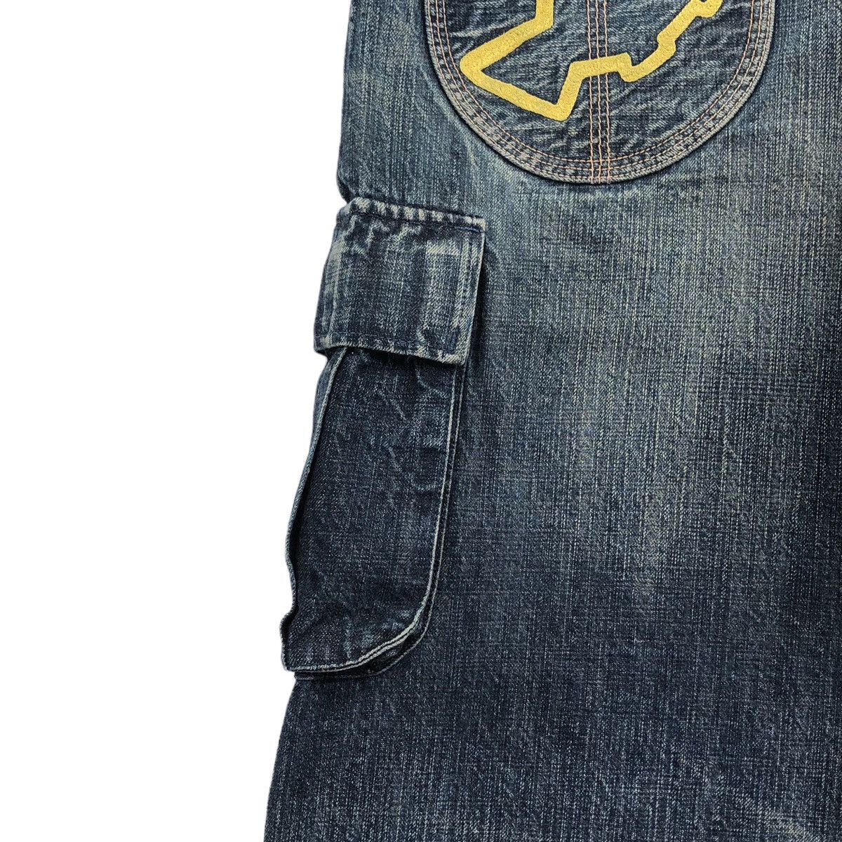 Evisu Evisu yamane Selvedge Dowluck Design Cargo Denim Pant Size US 33 - 13 Thumbnail