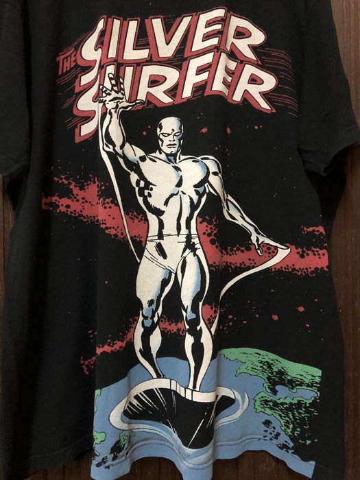 Marvel Comics Marvel Comics The Silver Surfer Rare Big Print Tee