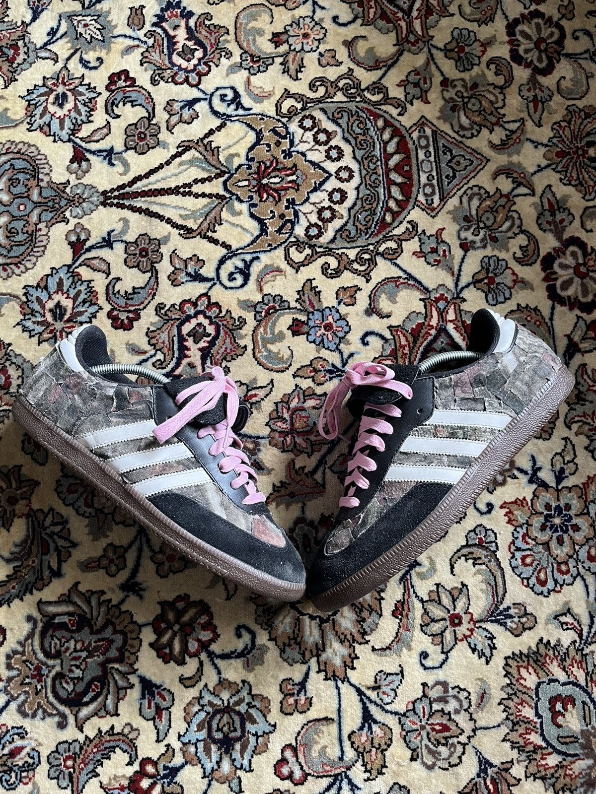 adidas gazelle silver green womens 2D Comic Adidas Samba | Custom Comic Sneakers main image 1