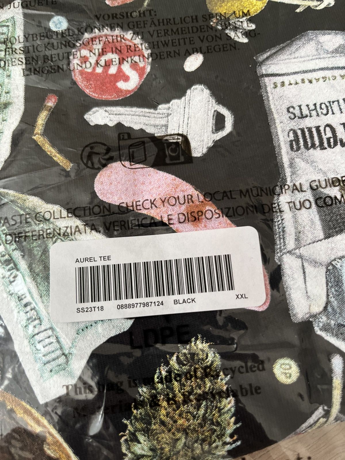 Supreme Supreme Trash Tee Size US XXL / EU 58 / 5 - 4 Thumbnail