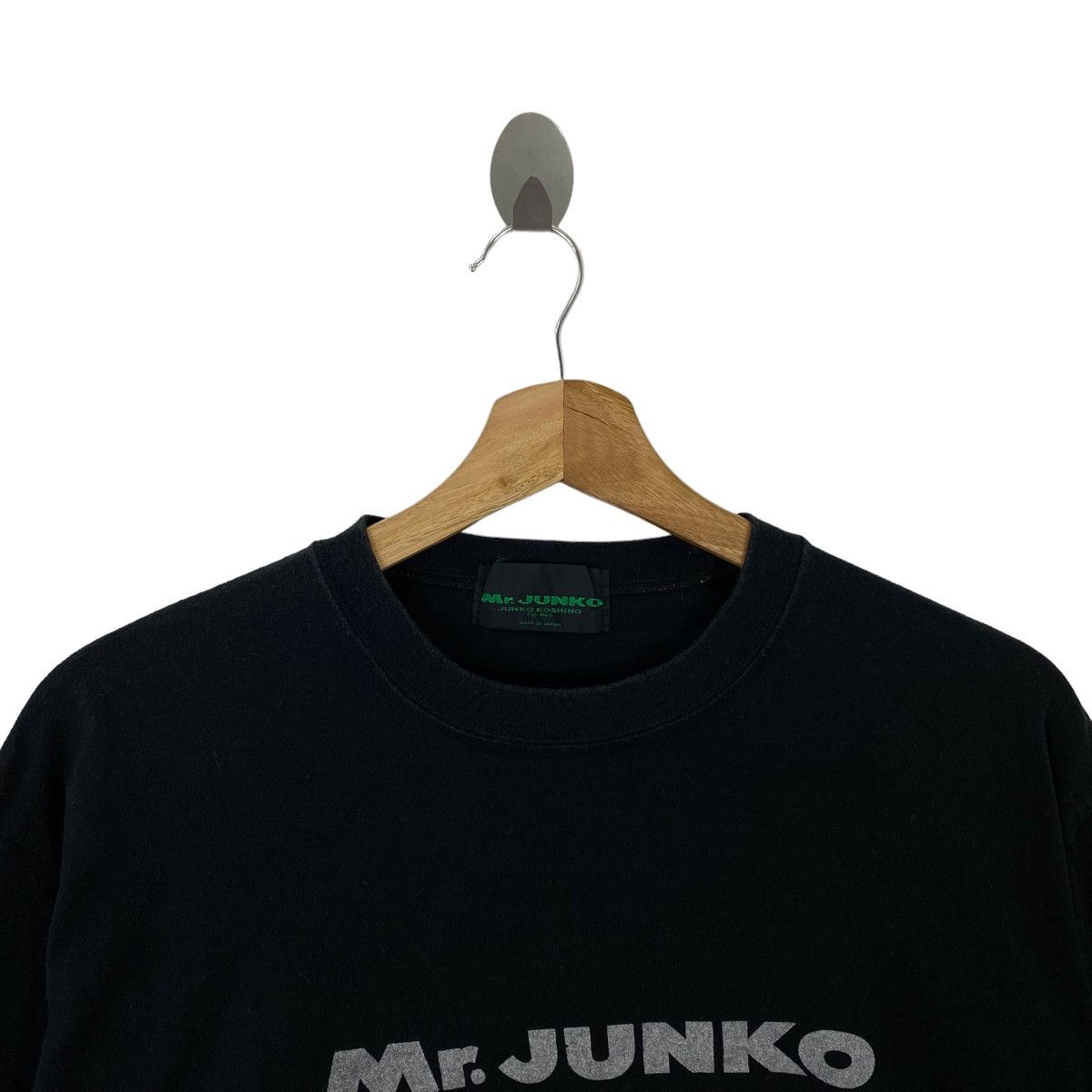 Japanese Brand × Mr. Junko × Vintage Vintage Mr.JUNKO KOSHINO Japan Brand For Men Print Black Size US M / EU 48-50 / 2 - 2 Thumbnail