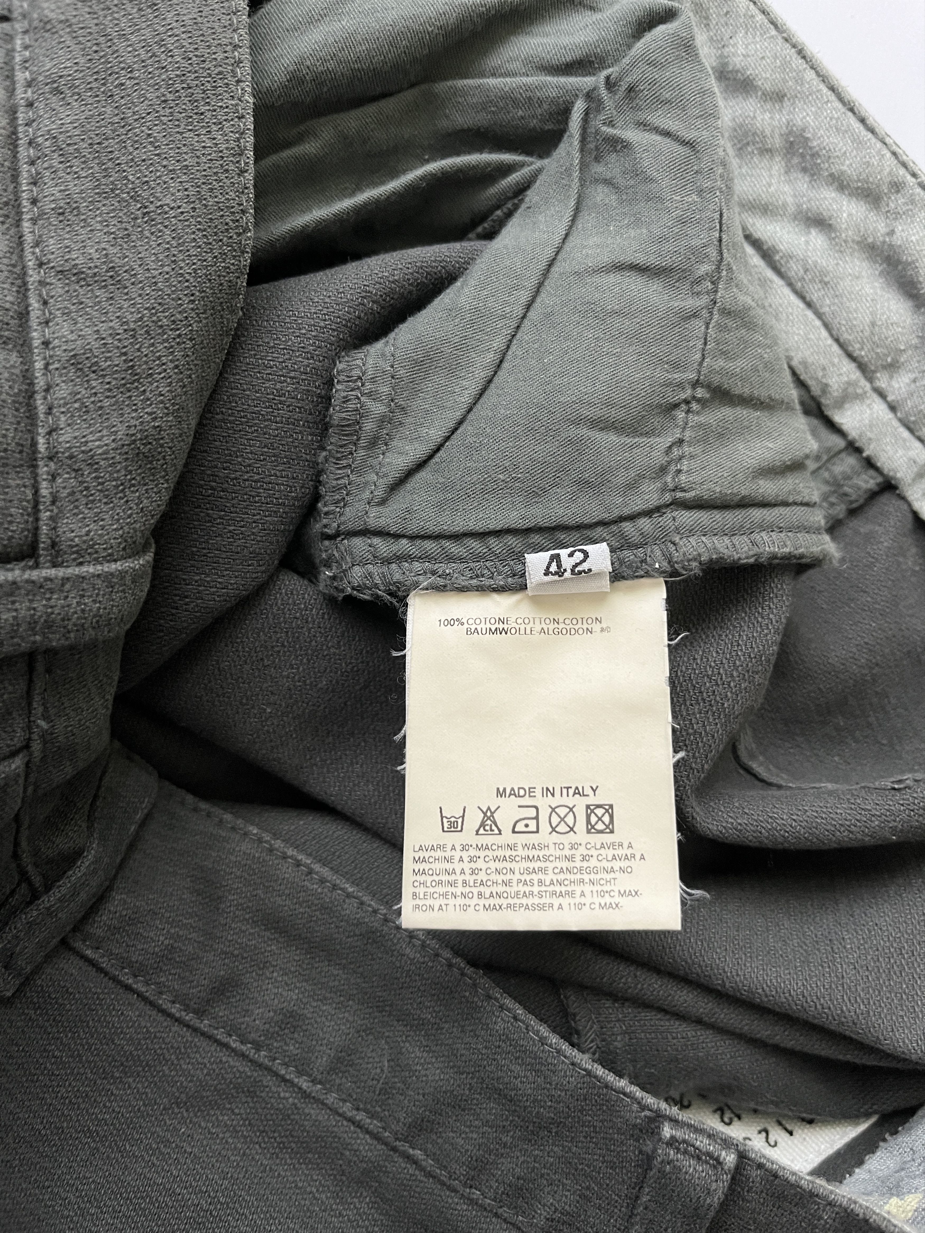 Maison Margiela ⚡️QUICK SALE⚡️2002 Maison Margiela MM6 Grey High-cut Pants Size 28" / US 6 / IT 42 - 4 Thumbnail