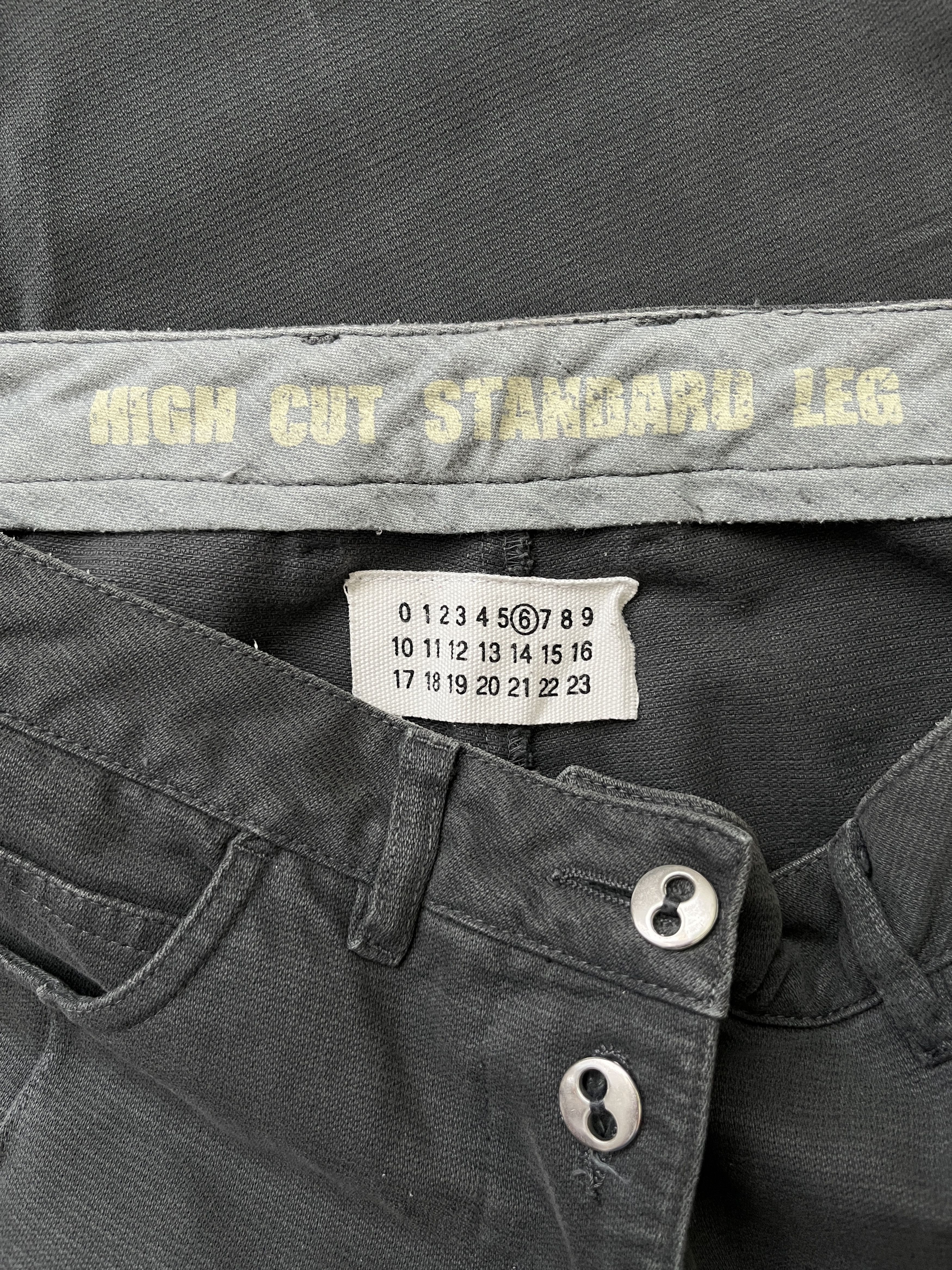 Maison Margiela ⚡️QUICK SALE⚡️2002 Maison Margiela MM6 Grey High-cut Pants Size 28" / US 6 / IT 42 - 3 Thumbnail
