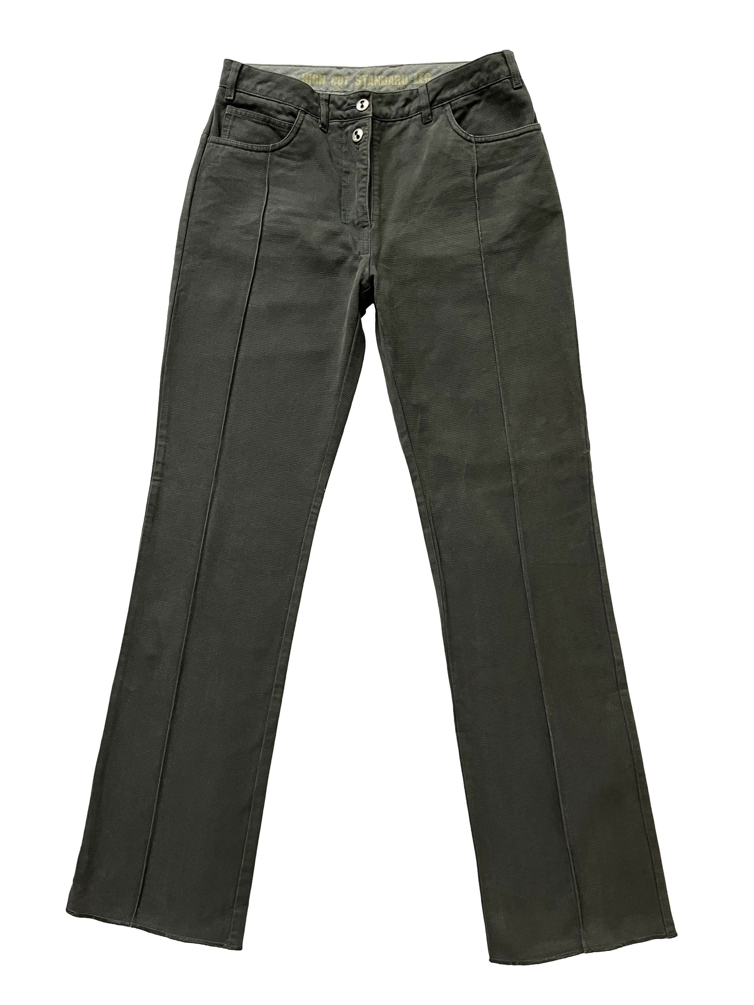 Maison Margiela ⚡️QUICK SALE⚡️2002 Maison Margiela MM6 Grey High-cut Pants Size 28" / US 6 / IT 42 - 1 Thumbnail