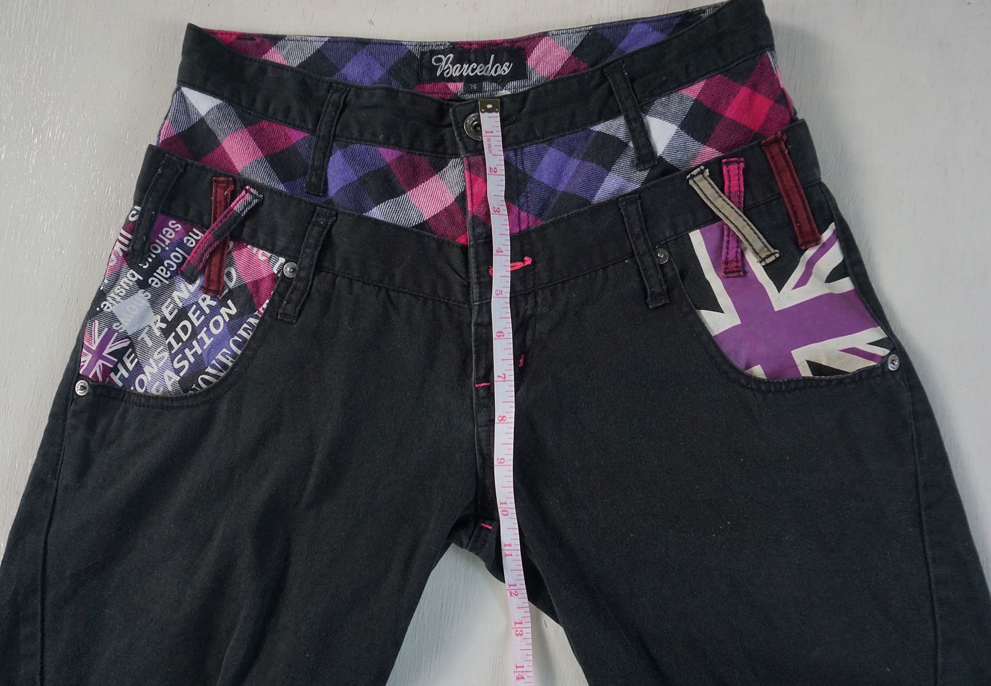 Japanese Brand BARCEDOS Double Waist Jeans Size US 30 / EU 46 - 9 Thumbnail