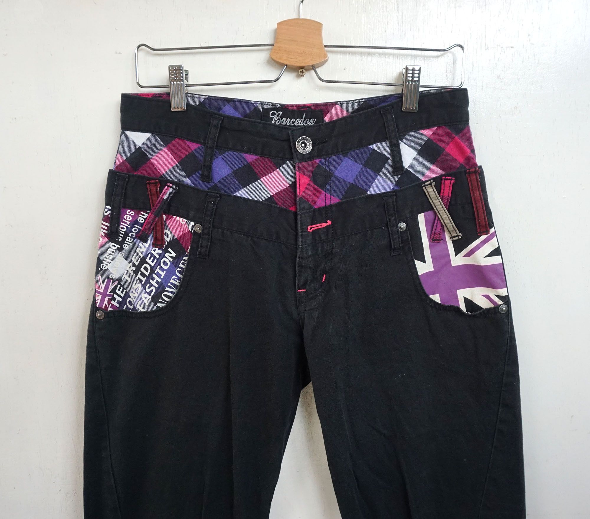Japanese Brand BARCEDOS Double Waist Jeans Size US 30 / EU 46 - 2 Thumbnail